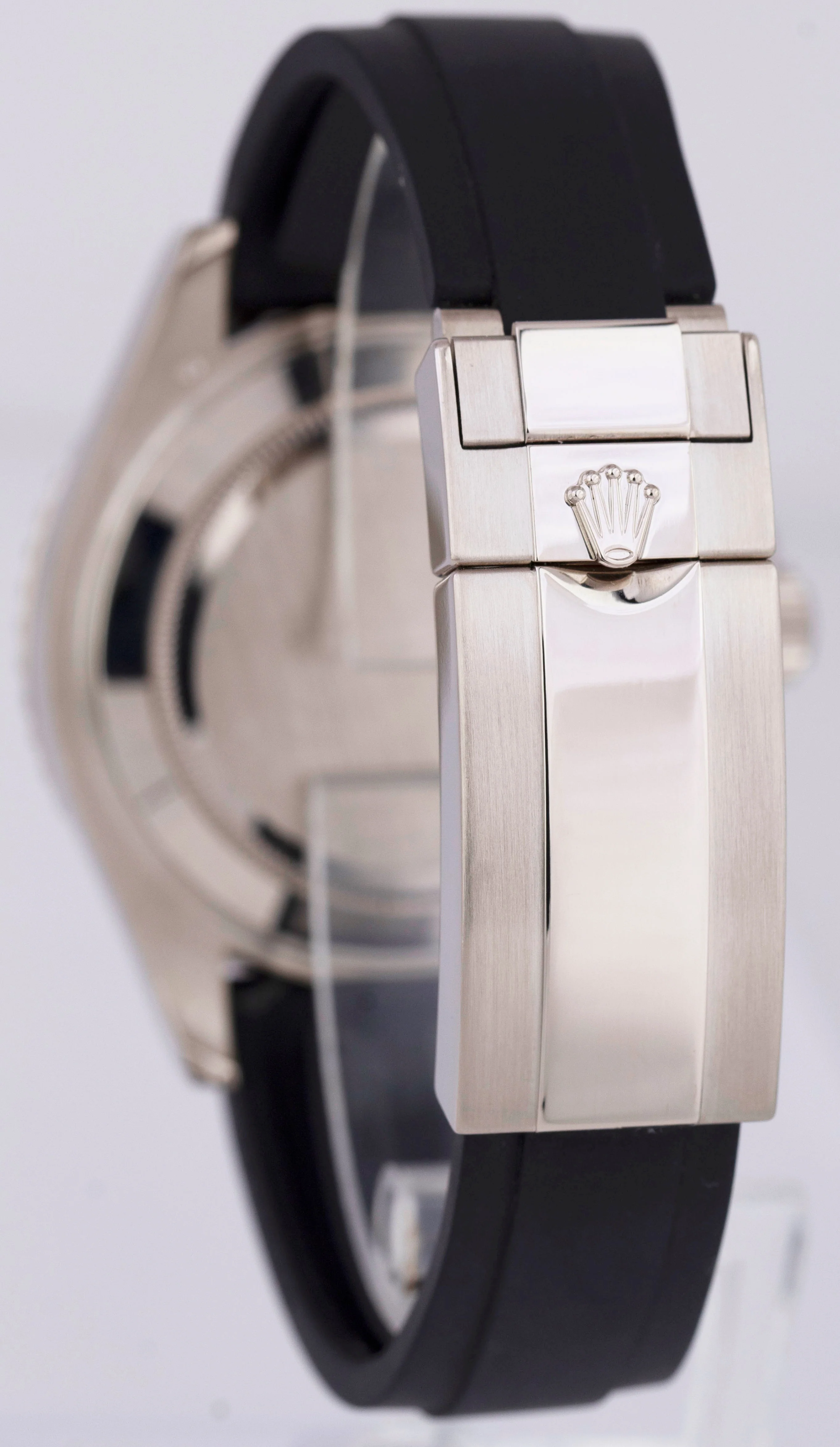 PAPERS Rolex Yacht-Master 18K White Gold Oysterflex Black 42mm 226659 Watch BOX - Image 5