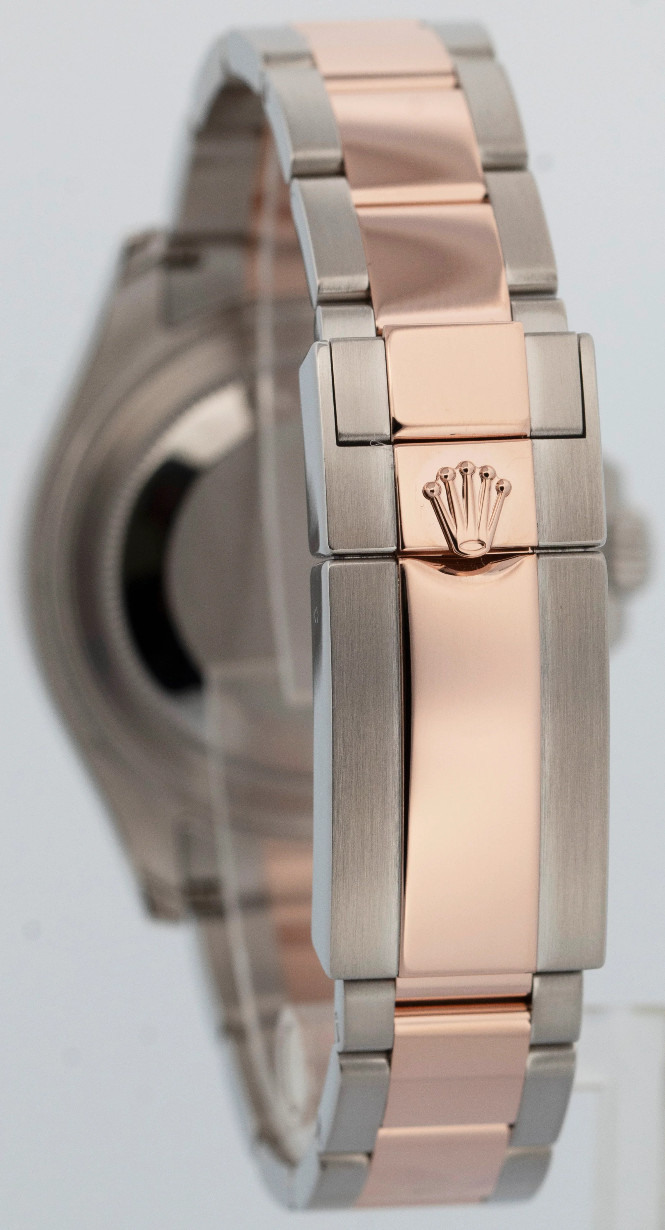 PAPERS Rolex Yacht-Master 37mm Two-Tone Steel Rose Gold BLACK Watch 268621 BOX - Image 5