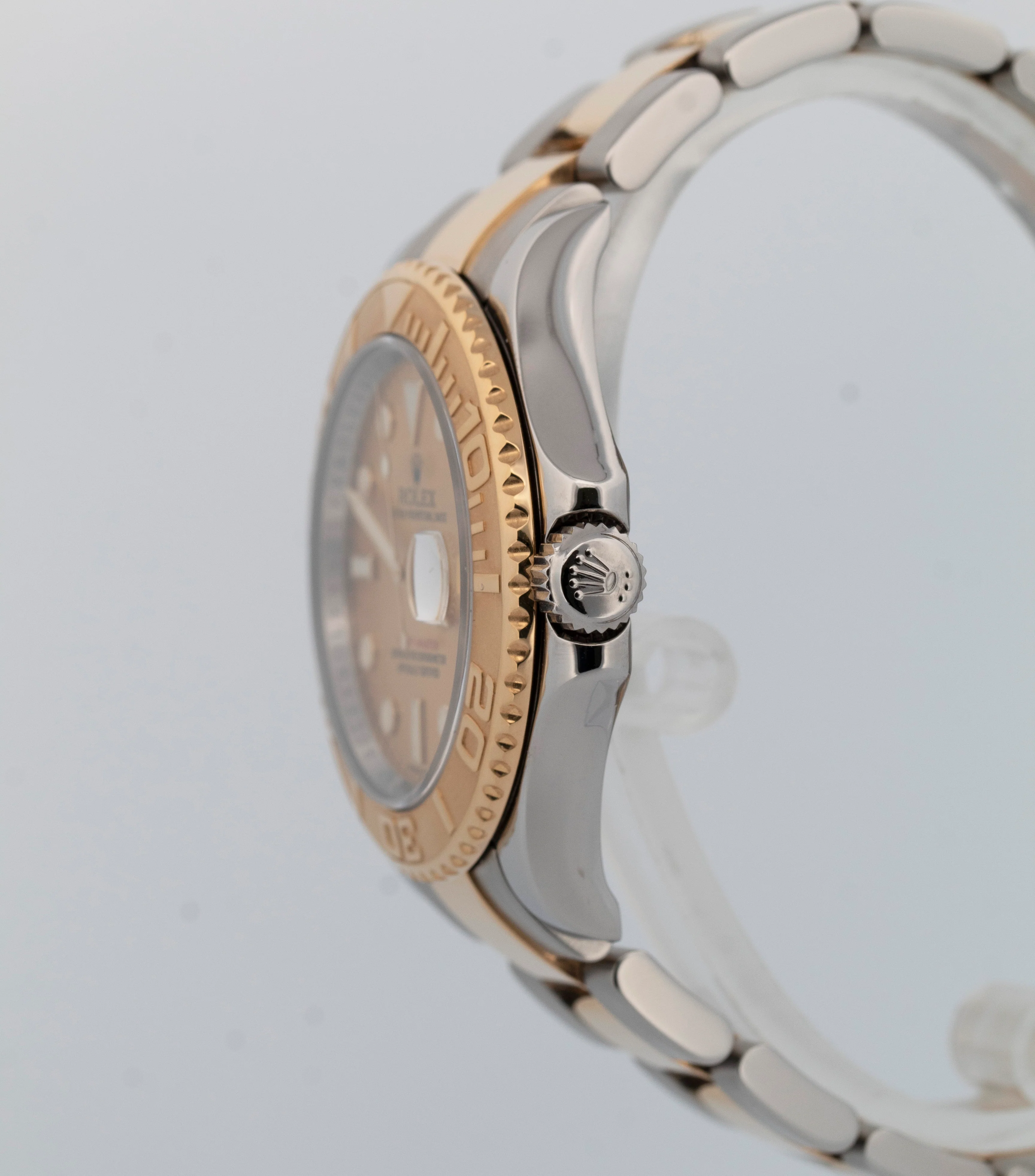 PAPERS Rolex Yacht-Master 40mm Champagne REHAUT Two-Tone Yellow Gold 16623 BOX - Image 3