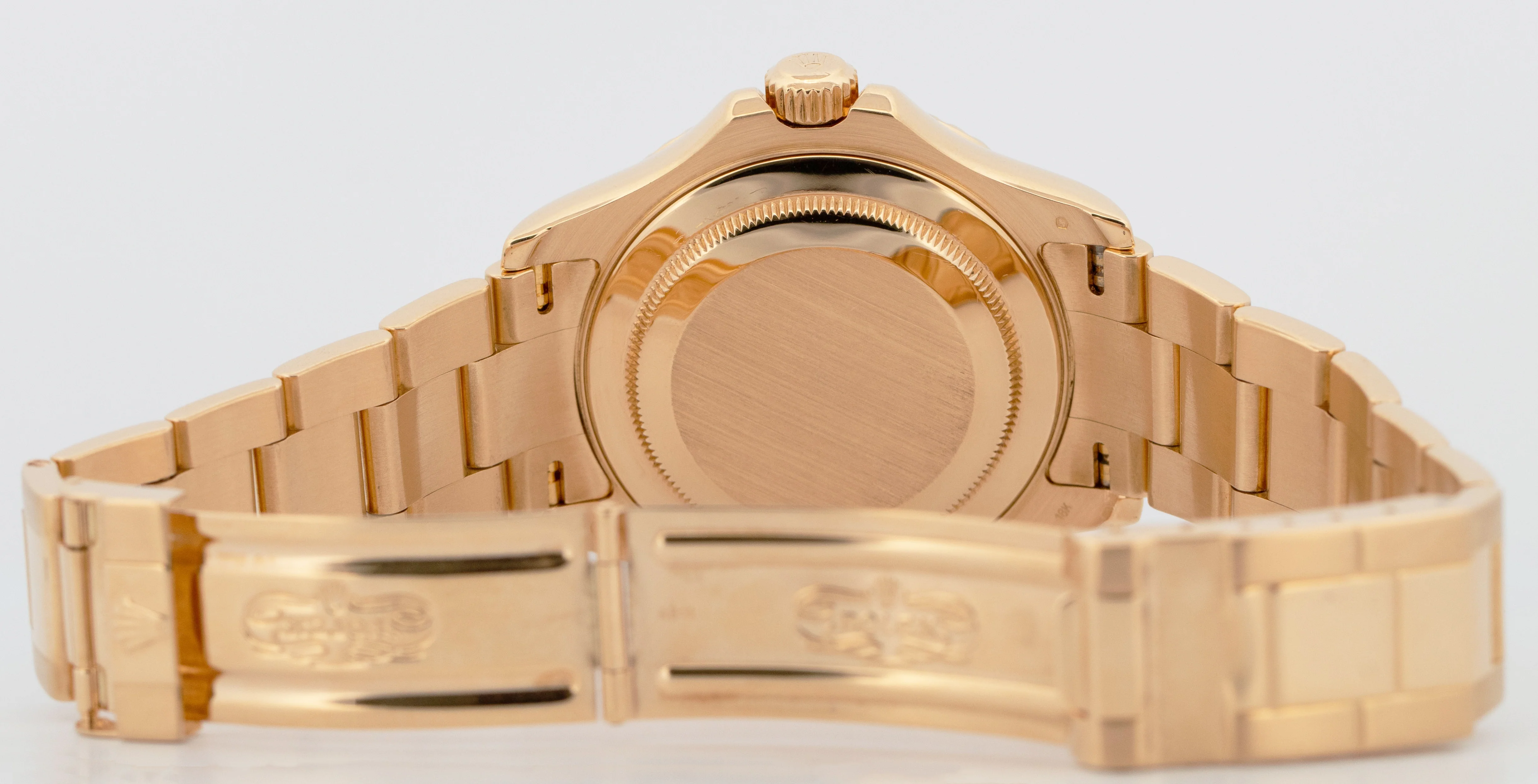 PAPERS Rolex Yacht-Master 40mm White NO-HOLES 18K Yellow Gold 16628 Watch BOX - Image 8