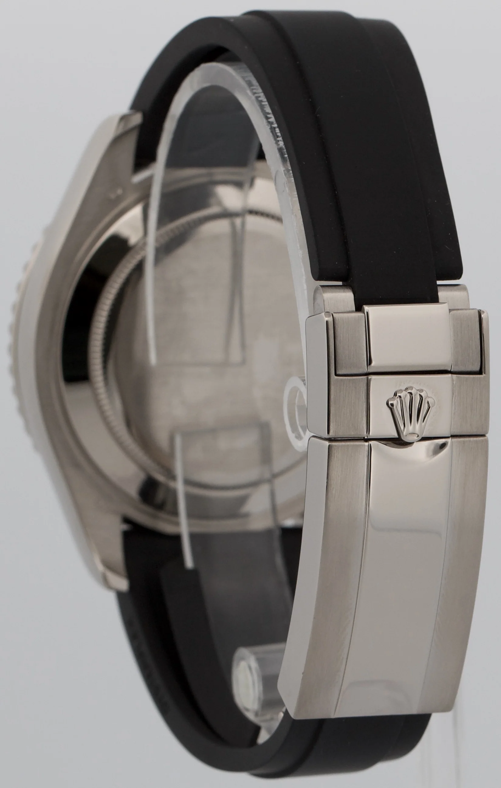 PAPERS Rolex Yacht-Master BLACK 18K White Gold Oysterflex 42mm 226659 Watch BOX - Image 5