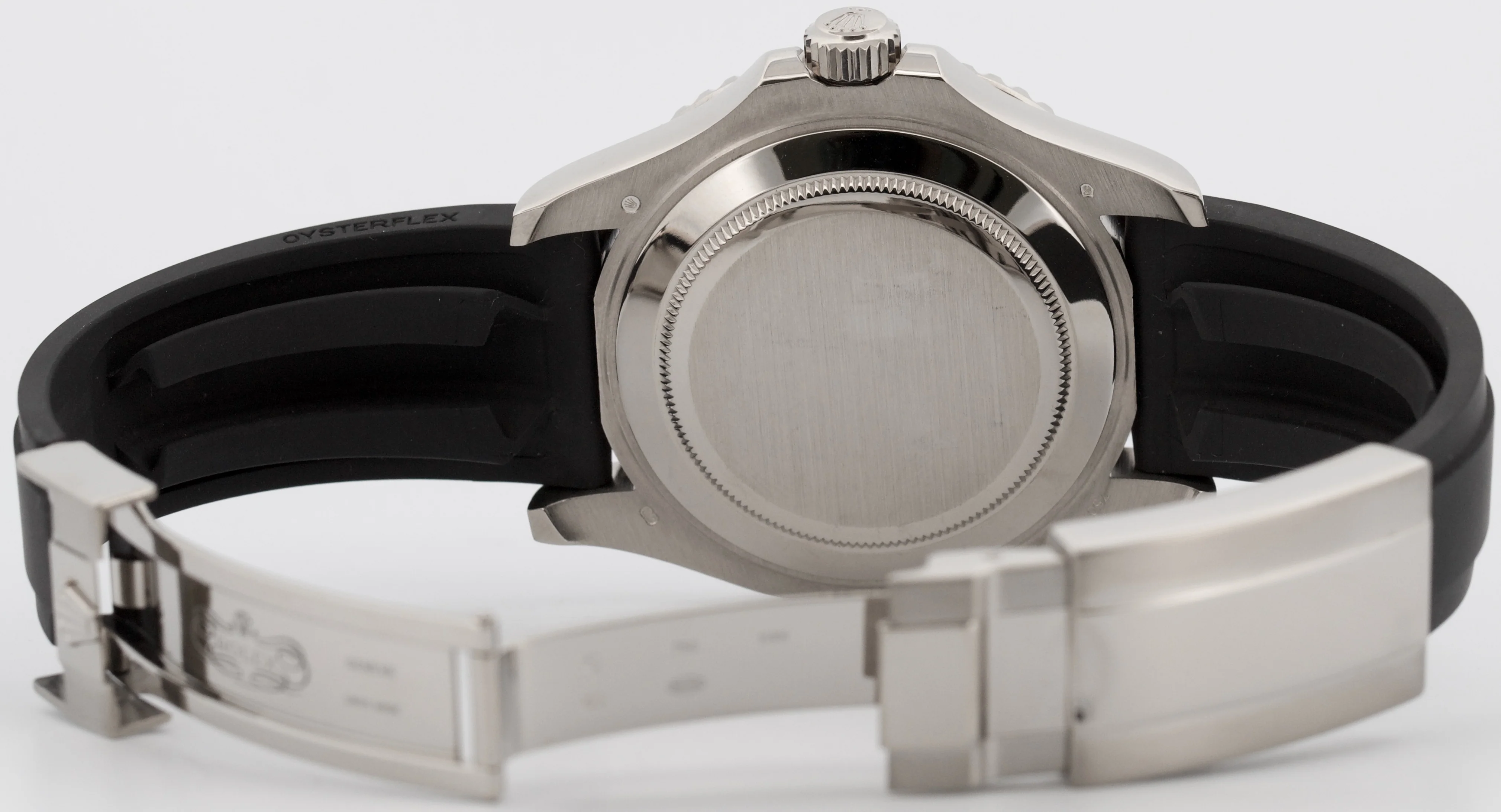 PAPERS Rolex Yacht-Master BLACK 18K White Gold Oysterflex 42mm 226659 Watch BOX - Image 7
