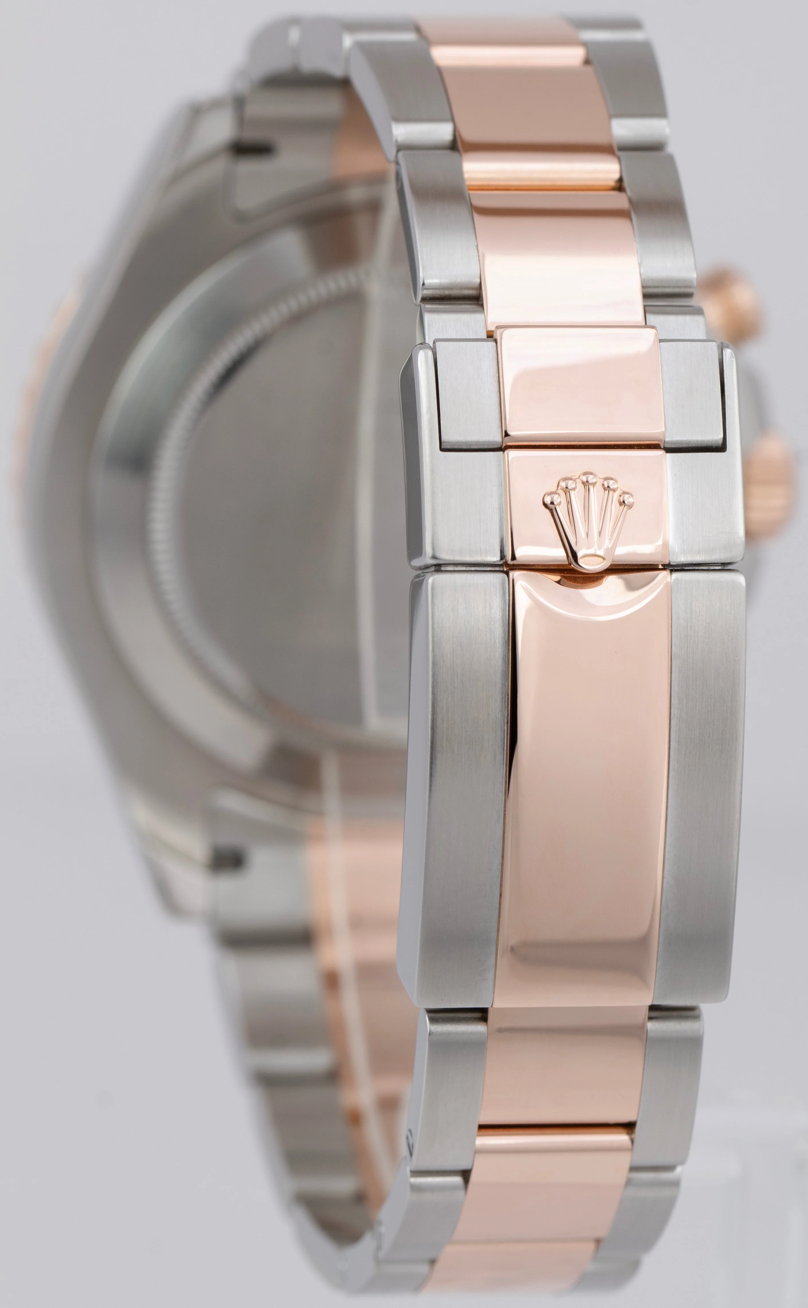 Rolex Yacht-Master II White Two-Tone Steel 18K Everose Gold 44mm Watch 116681 - Image 5