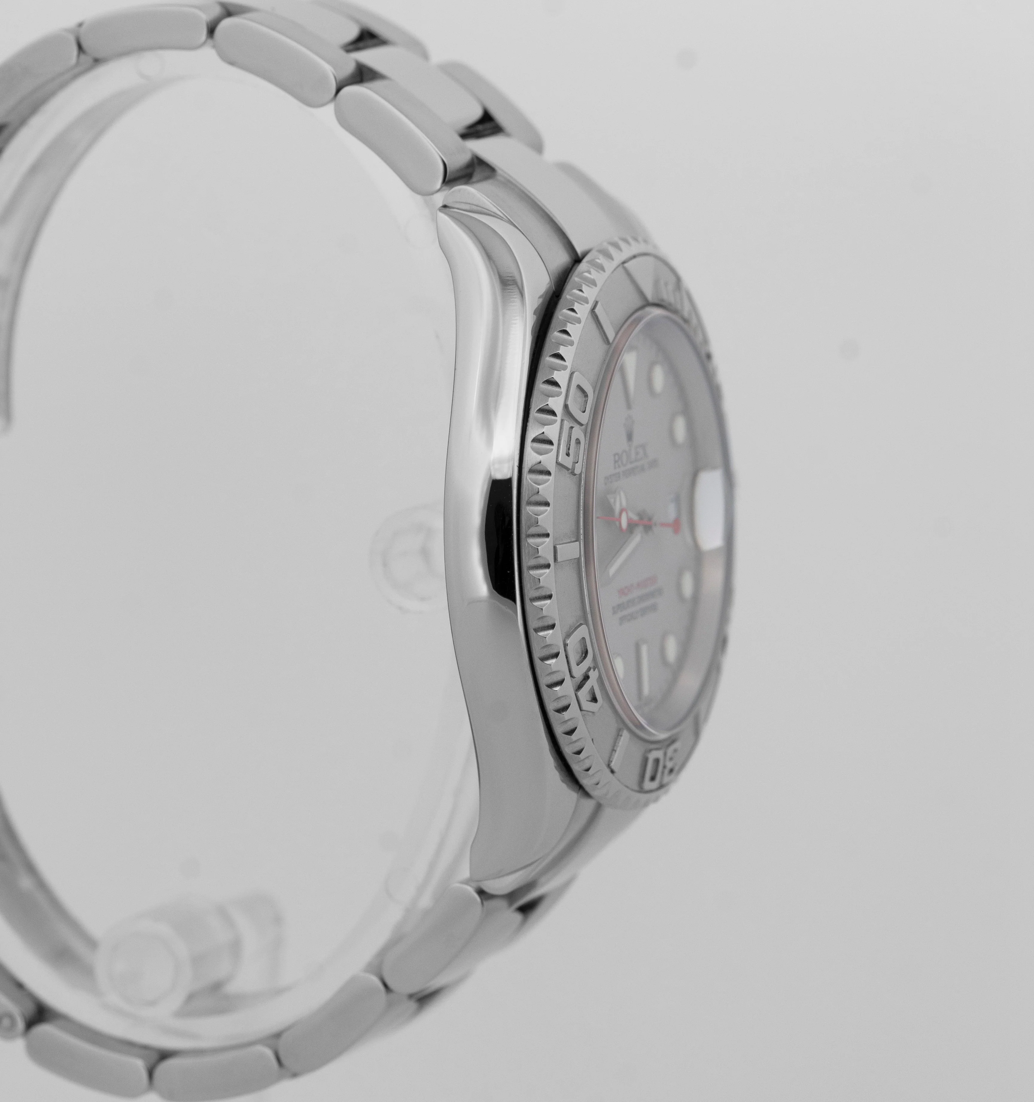 PAPERS Rolex Yacht-Master PLATINUM Stainless Steel YM1 40mm Watch 16622 BOX - Image 3