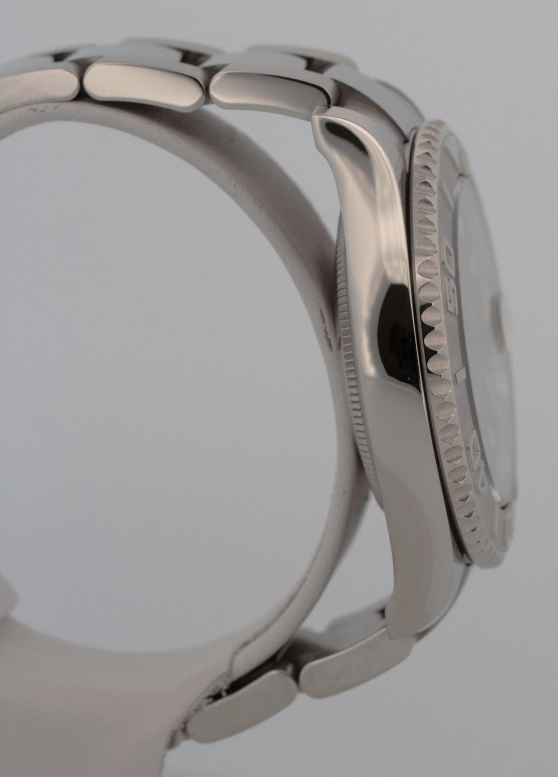 PAPERS Rolex Yacht-Master RHODIUM Gray Blue 37mm 950 Platinum Steel 268622 BOX - Image 3