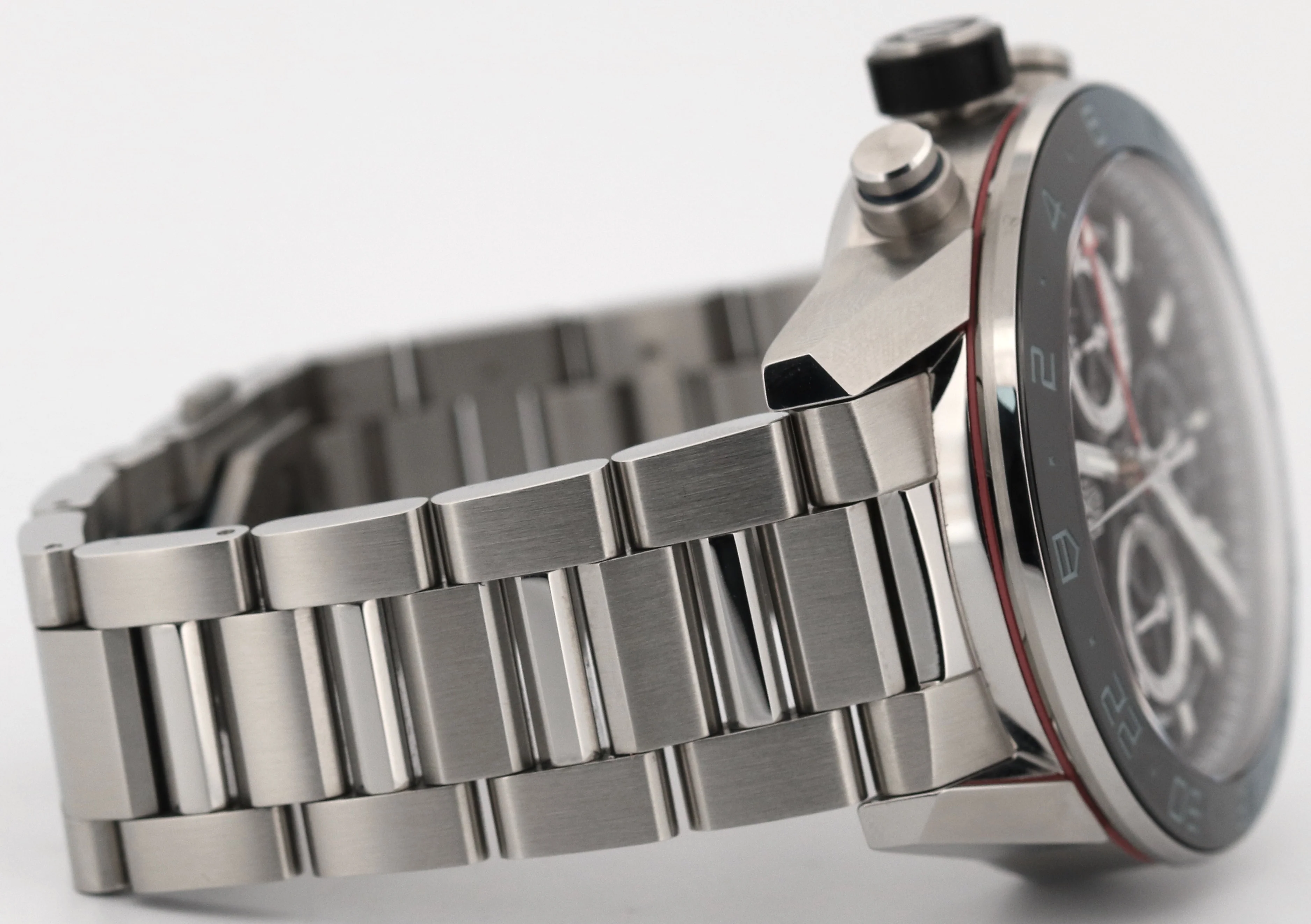 PAPERS Tag Heuer Carrera SKELETON Chronograph Steel 45mm CBG2A1Z.BA0658 BOX - Image 8