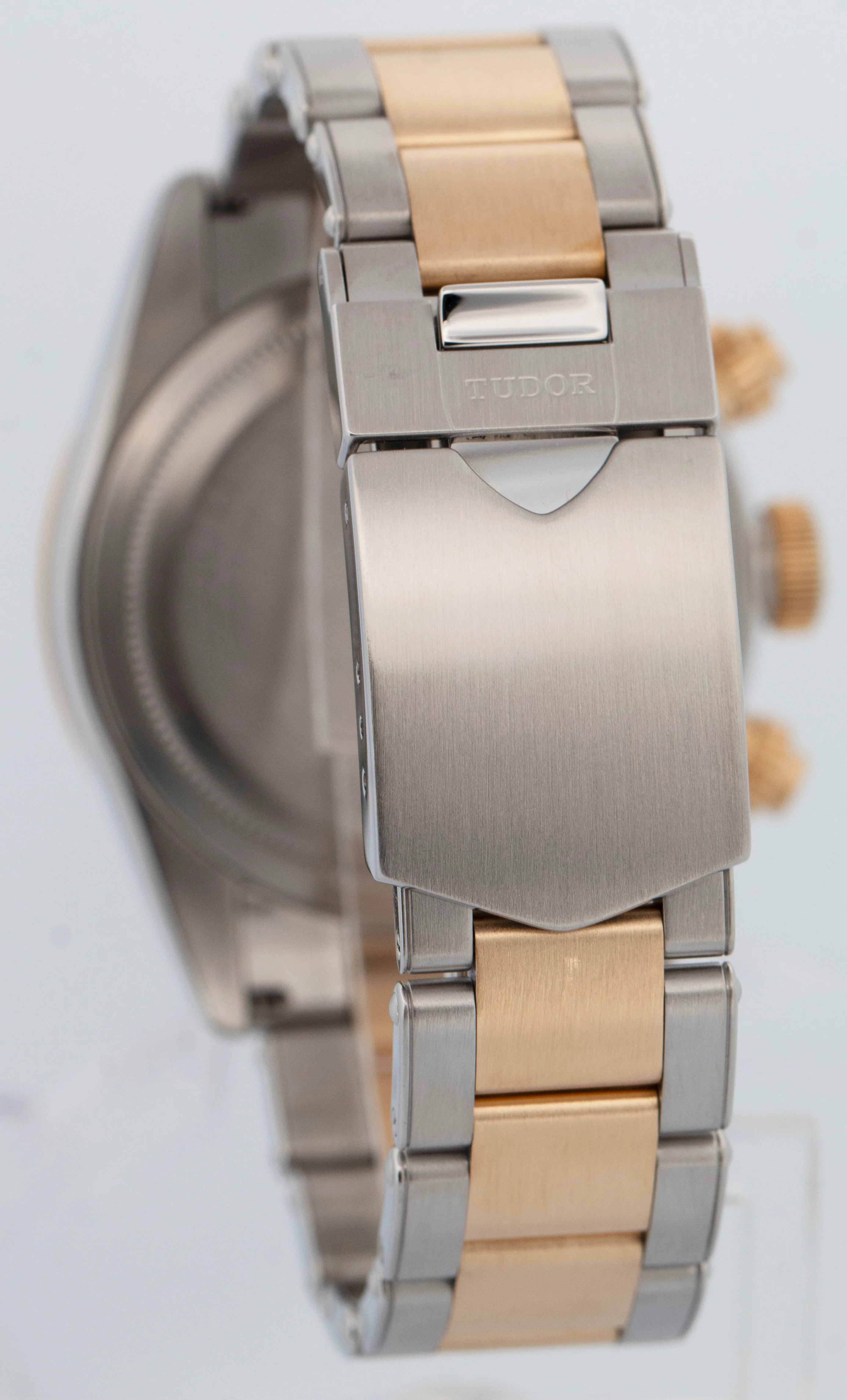 PAPERS Tudor Black Bay Chrono Two-Tone 41mm Black Stainless Steel 79363 BOX - Image 5