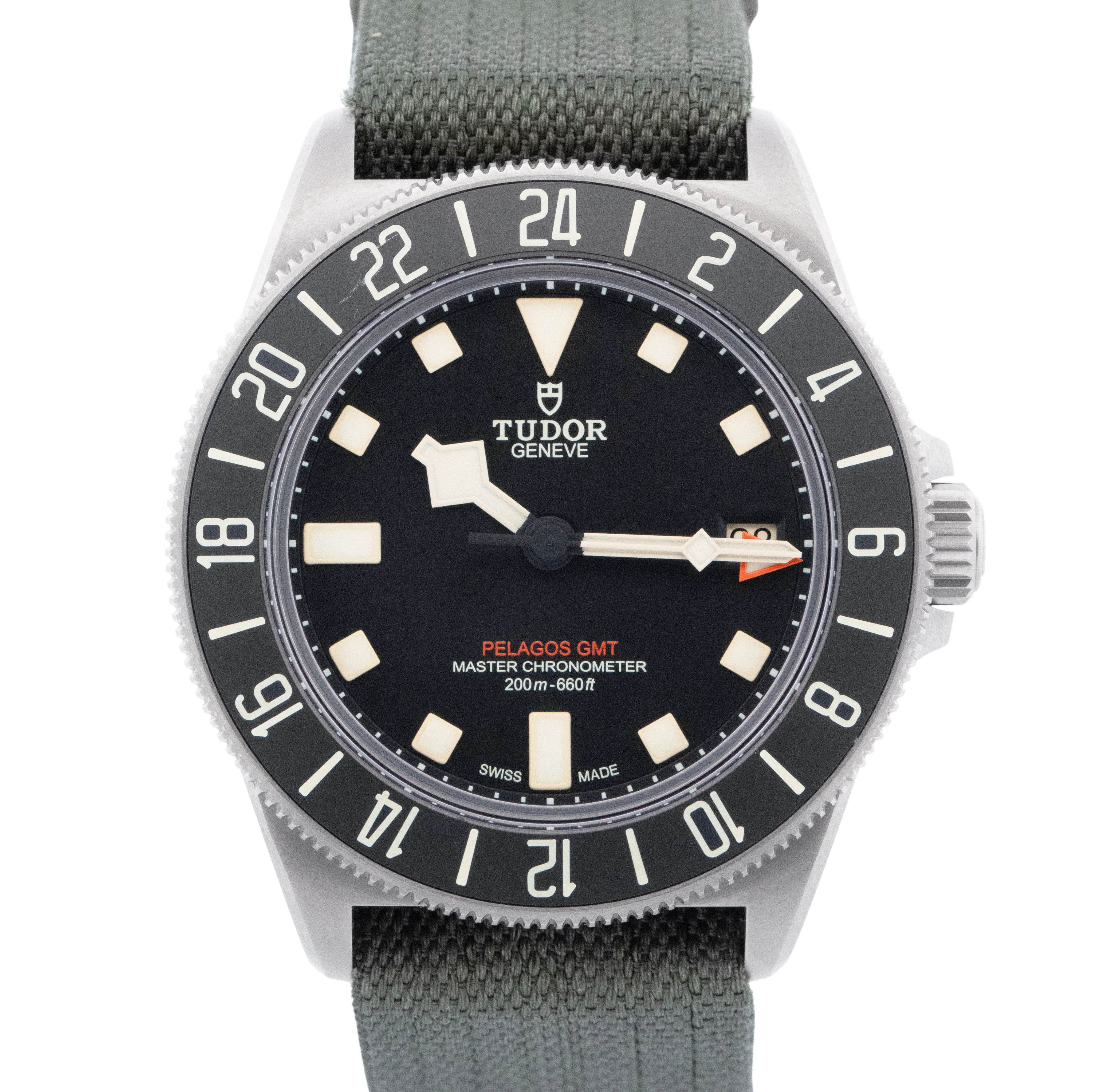 PAPERS Tudor Pelagos FXD GMT Black Titanium 2542G247NU 42mm Date Dive Watch BOX