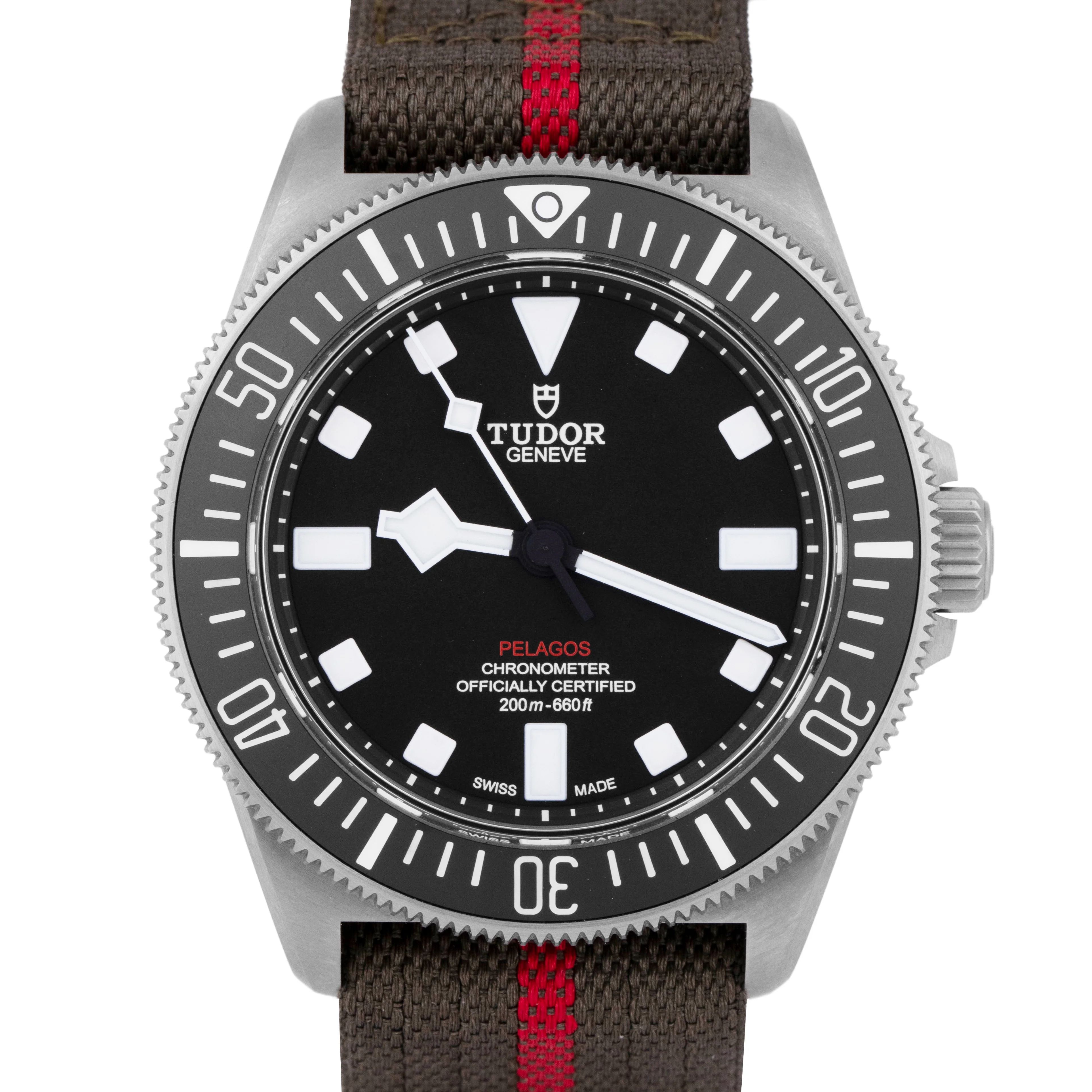 PAPERS Tudor Pelagos FXD Titanium 25717N 42mm NATO Automatic Dive Watch BOX