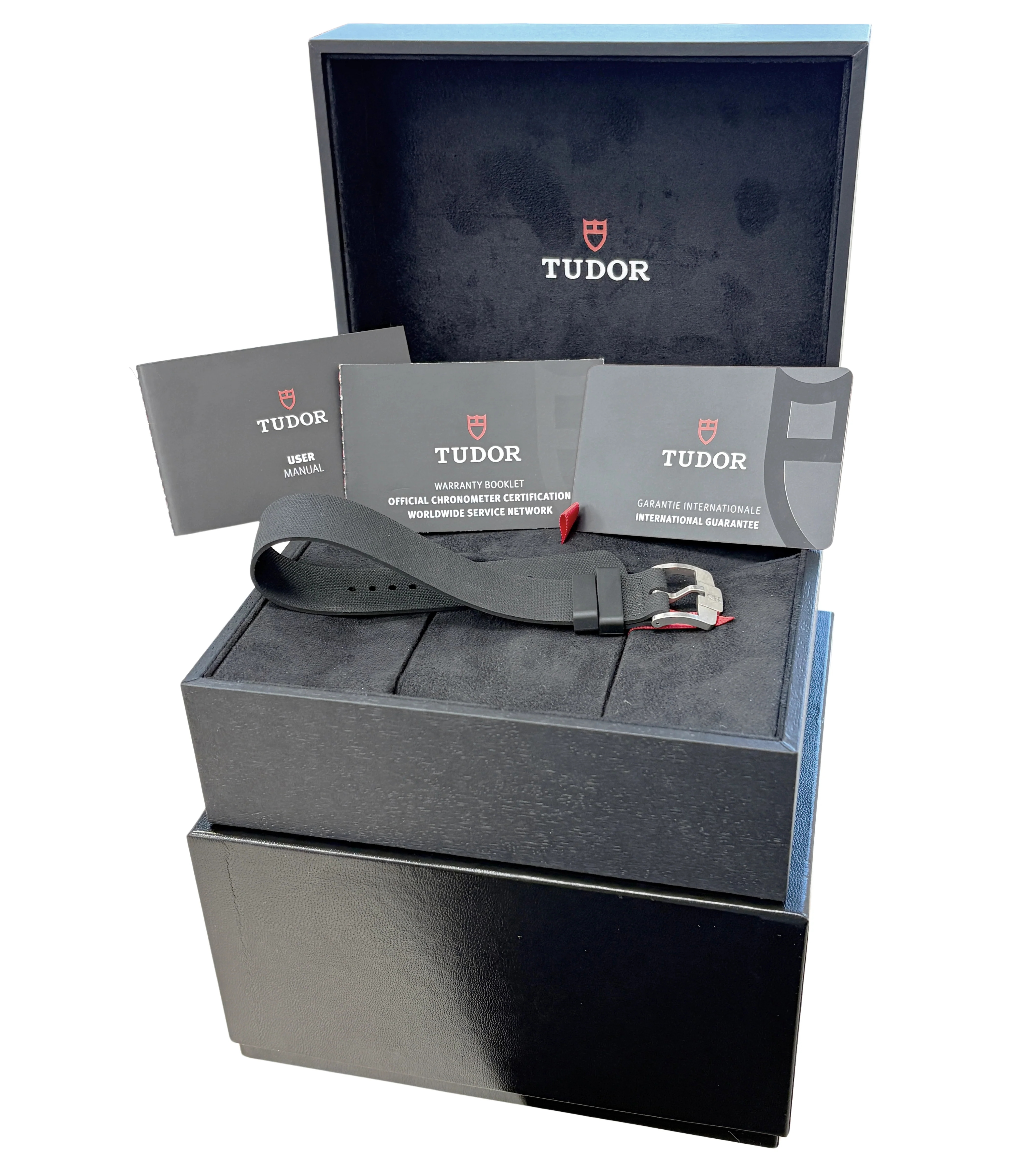 PAPERS Tudor Pelagos FXD Titanium 25717N 42mm NATO Automatic Dive Watch BOX - Image 2