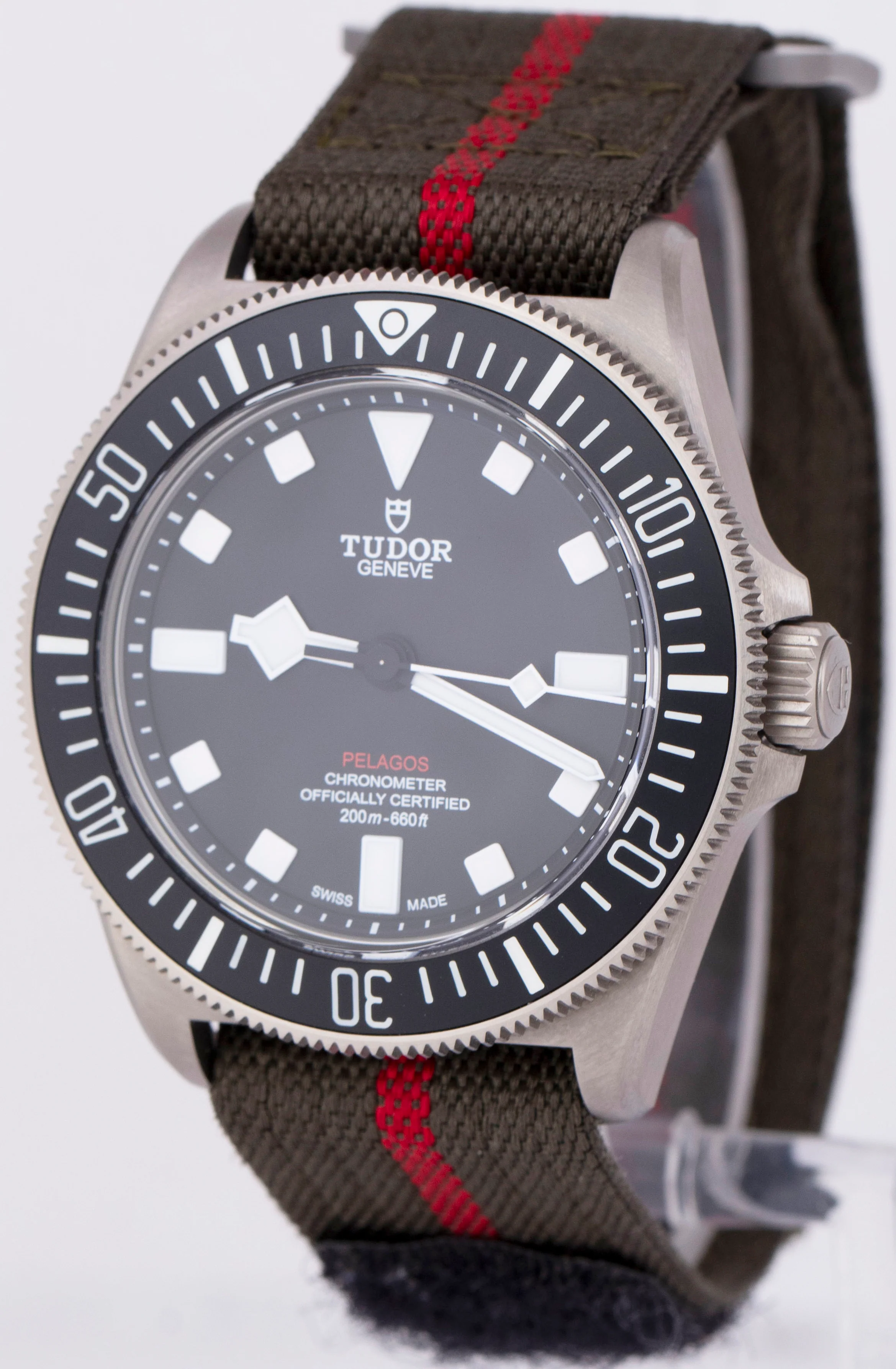 PAPERS Tudor Pelagos FXD Titanium 25717N 42mm NATO Automatic Dive Watch BOX - Image 4