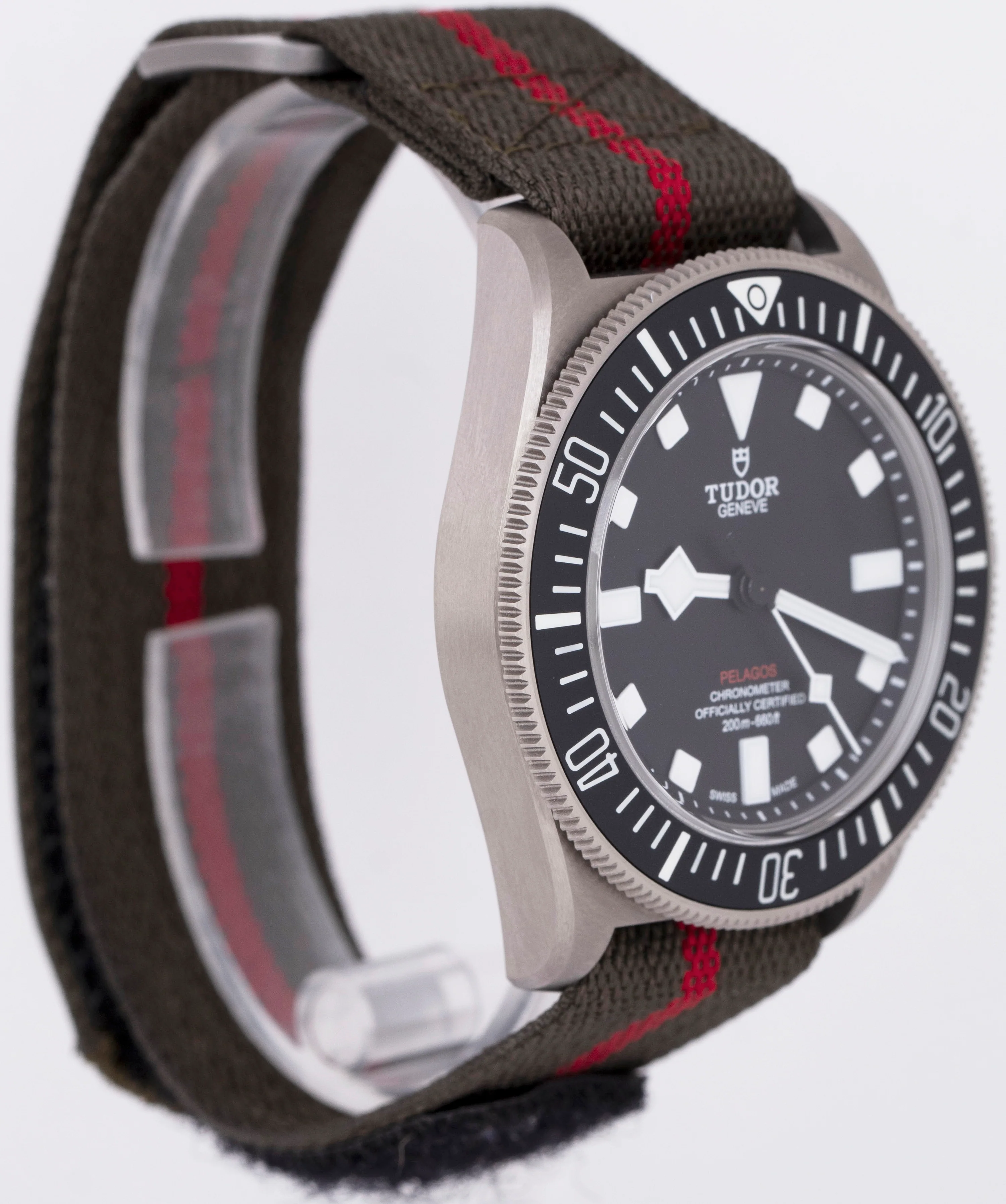 PAPERS Tudor Pelagos FXD Titanium 25717N 42mm NATO Automatic Dive Watch BOX - Image 5