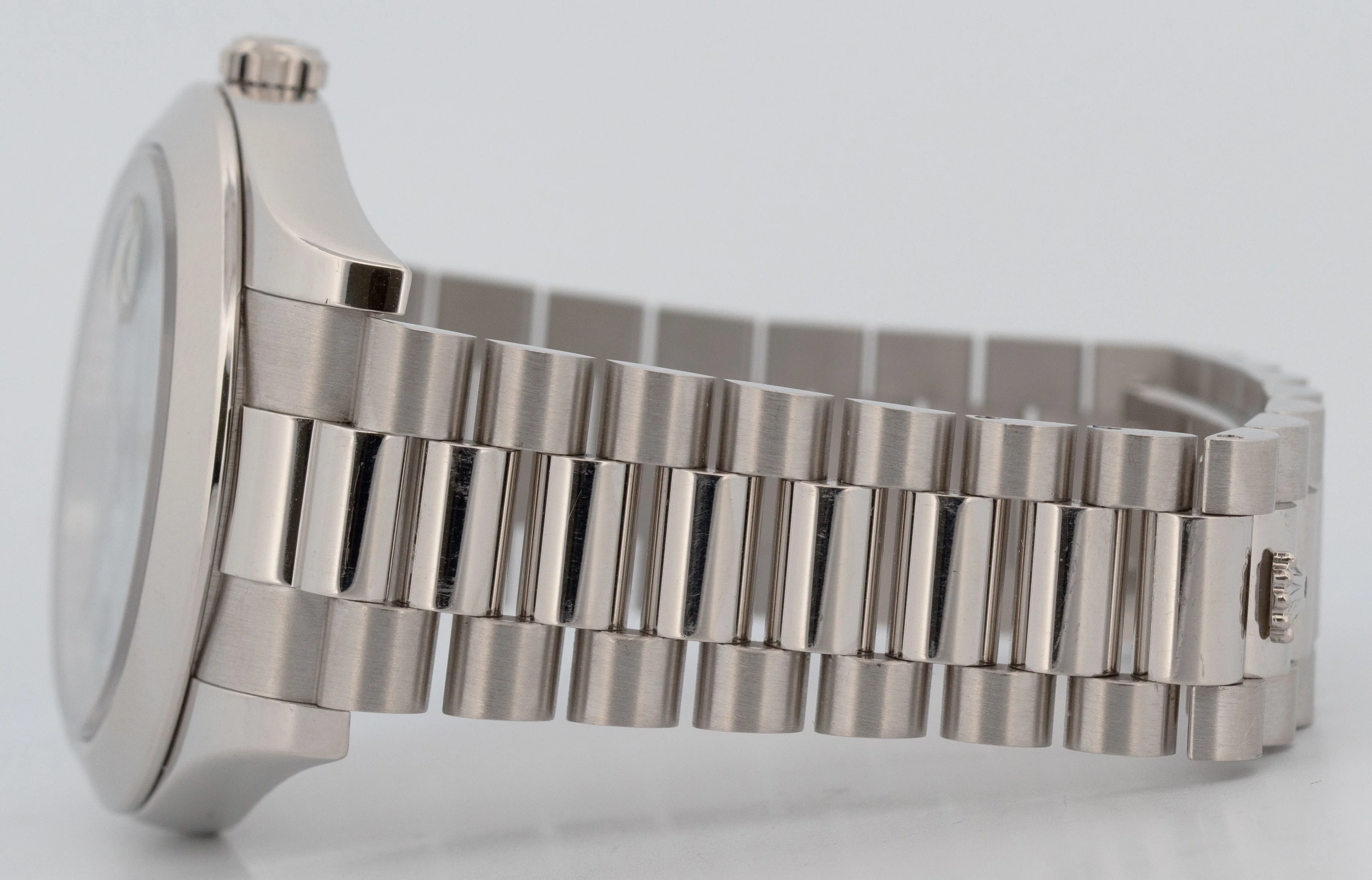 PAPERS UNPOLISHED Rolex Day-Date Presidential 41mm 950 Platinum 218206 Watch BOX - Image 6