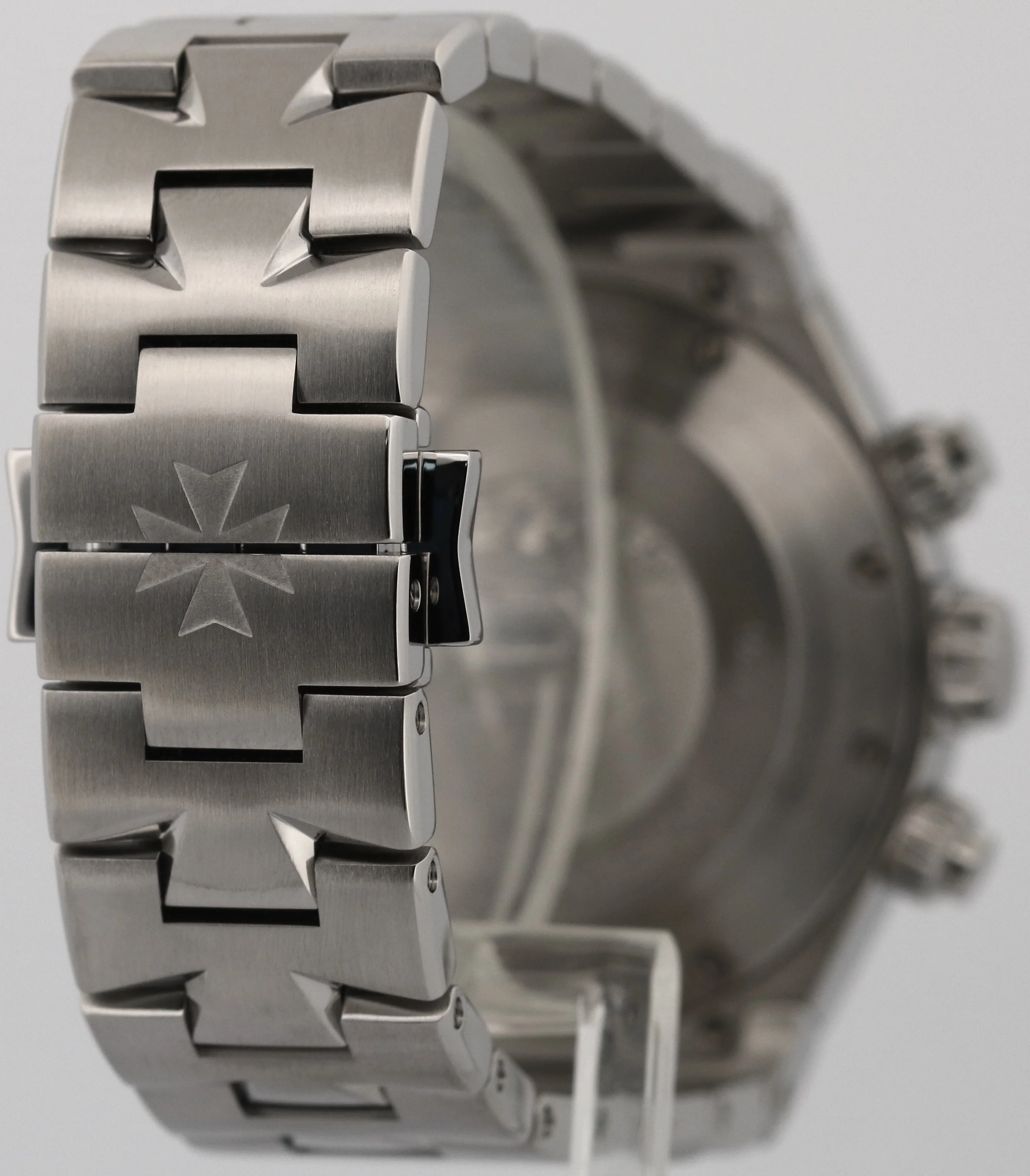 PAPERS Vacheron Constantin Overseas Chronograph BLUE 42mm Stainless Steel 49150 - Image 6