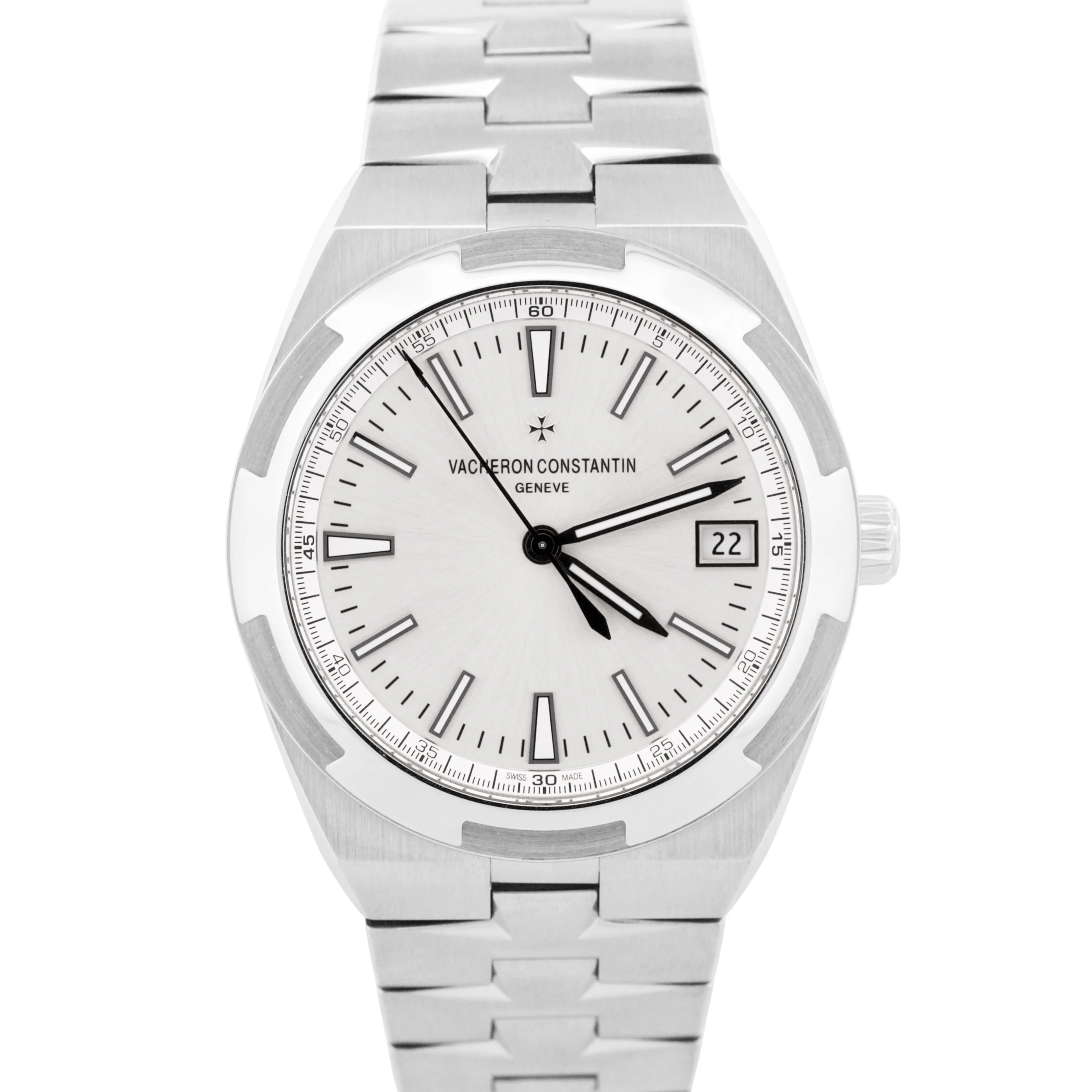 PAPERS Vacheron Constantin Overseas Steel SILVER 41mm 4500V/110A-B126 BOX