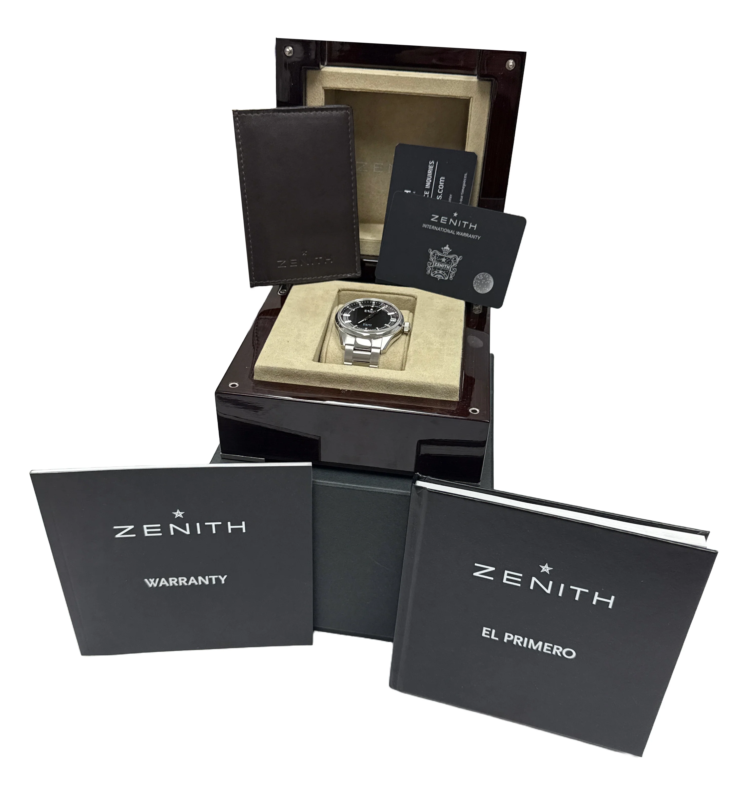 PAPERS Zenith El Primero Espada BLACK Stainless 40mm 03.2170.4650/21.M2170 BOX - Image 2