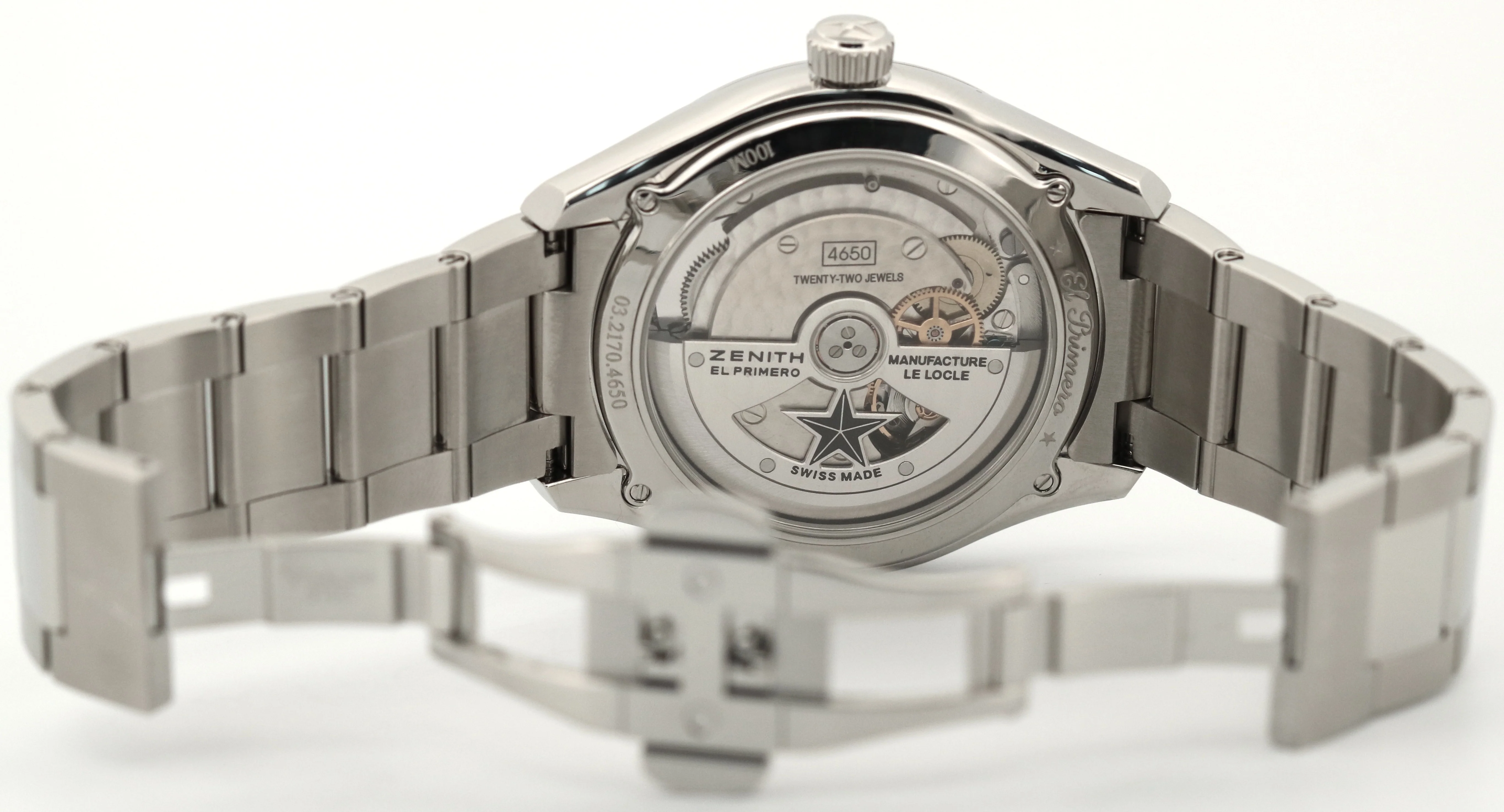 PAPERS Zenith El Primero Espada BLACK Stainless 40mm 03.2170.4650/21.M2170 BOX - Image 9