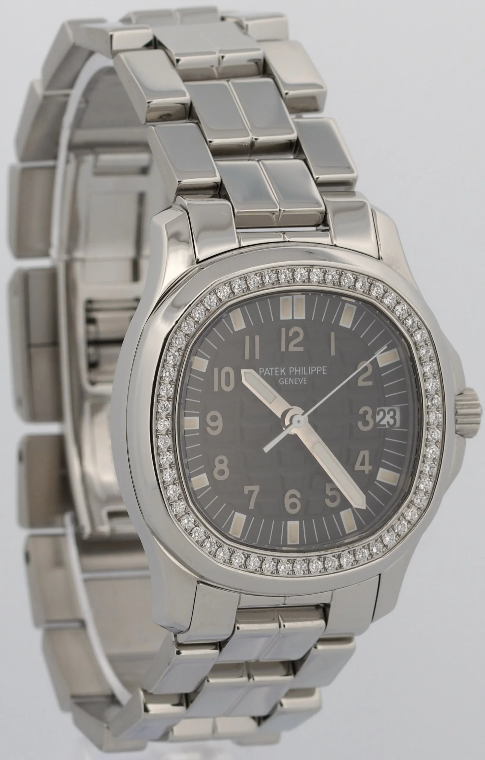 Patek Philippe Aquanaut 36mm BLACK Steel Automatic DIAMOND 5066/1A-010 Watch - Image 4