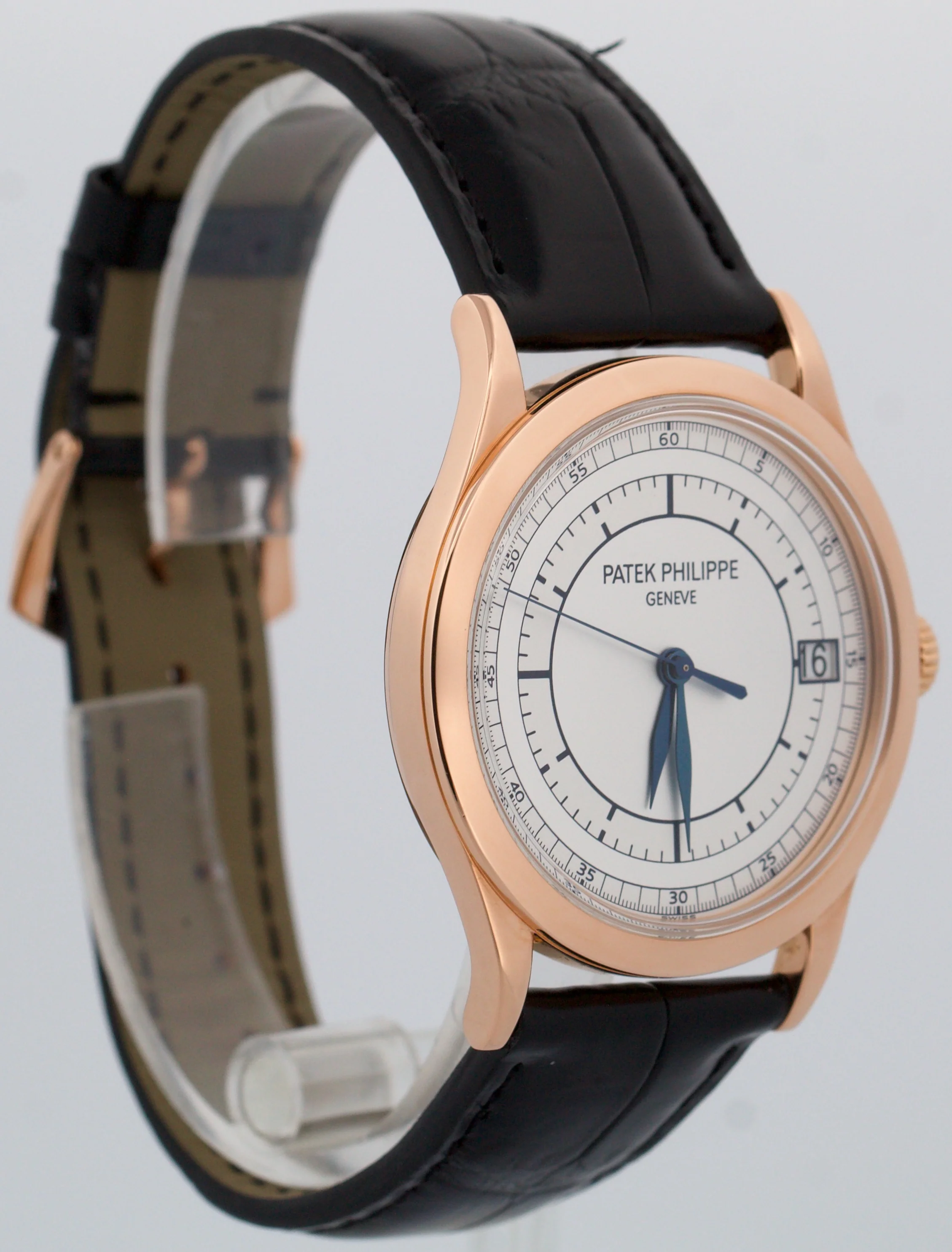Patek Philippe Calatrava 18K Rose Gold SECTOR DIAL 38mm Automatic 5296R Watch - Image 4