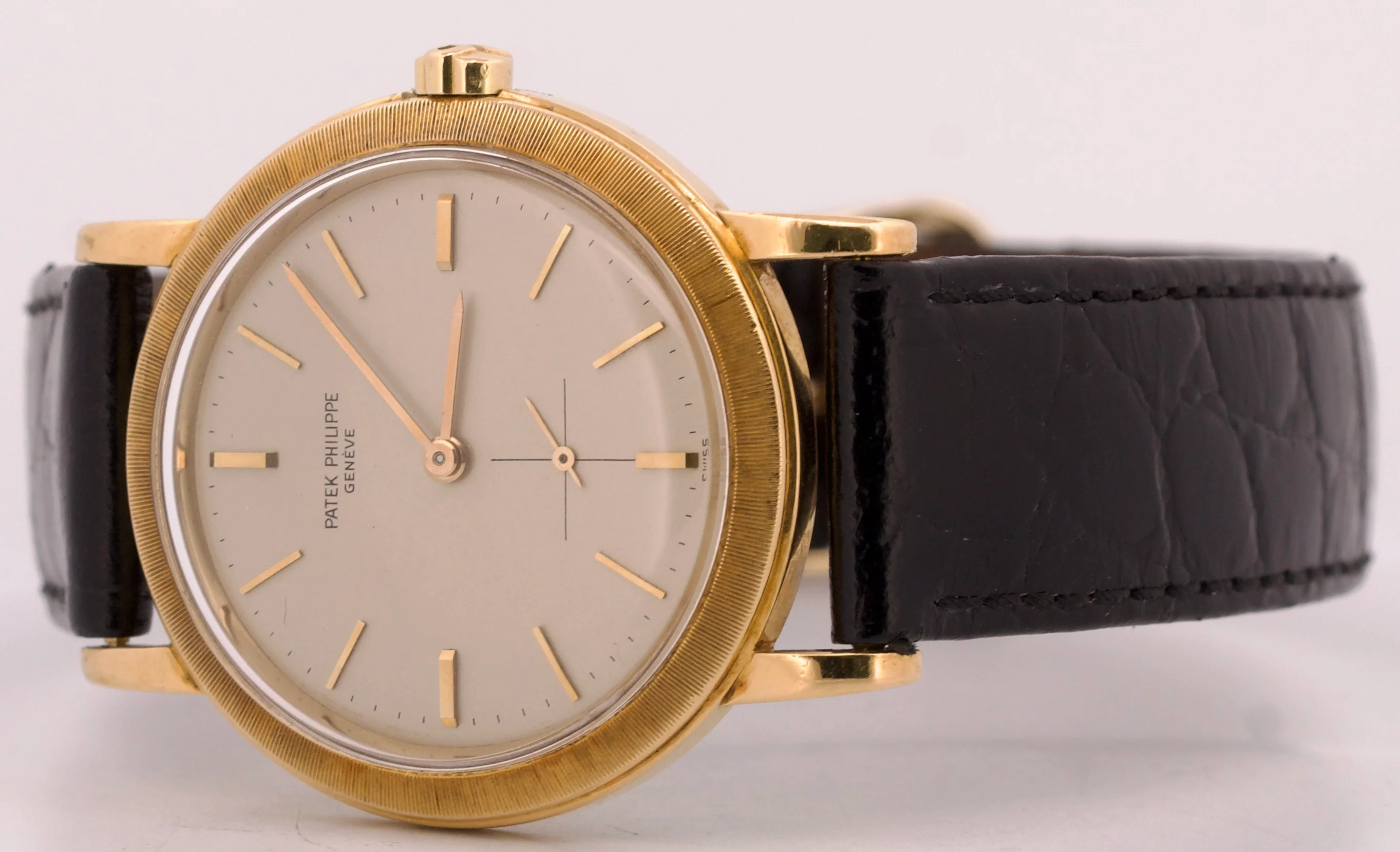 ARCHIVES Patek Philippe Calatrava 35mm IVORY Automatic 18K Yellow Gold 3473 - Image 8