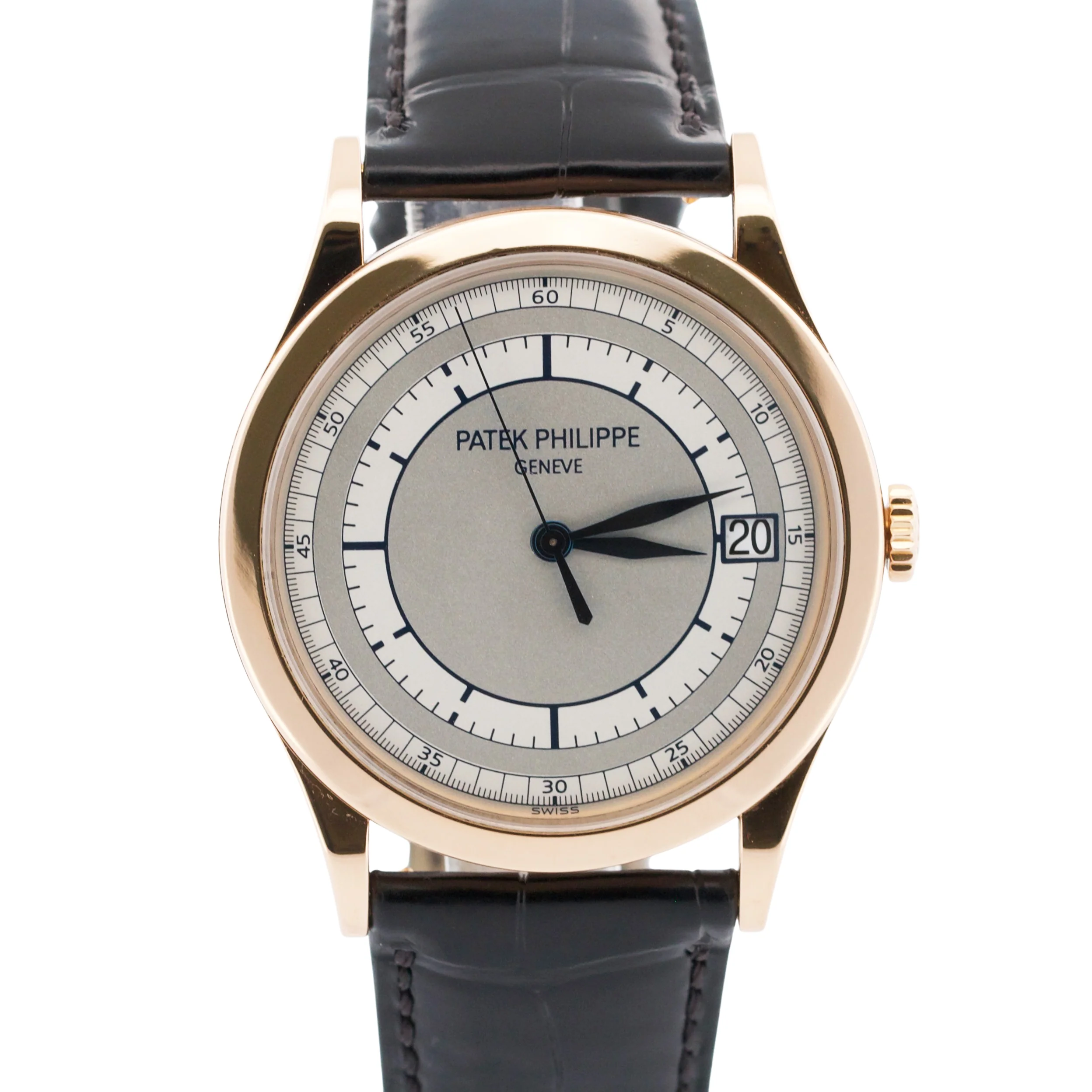 Patek Philippe Calatrava SECTOR DIAL 18K Rose Gold 38mm Automatic 5296R Watch