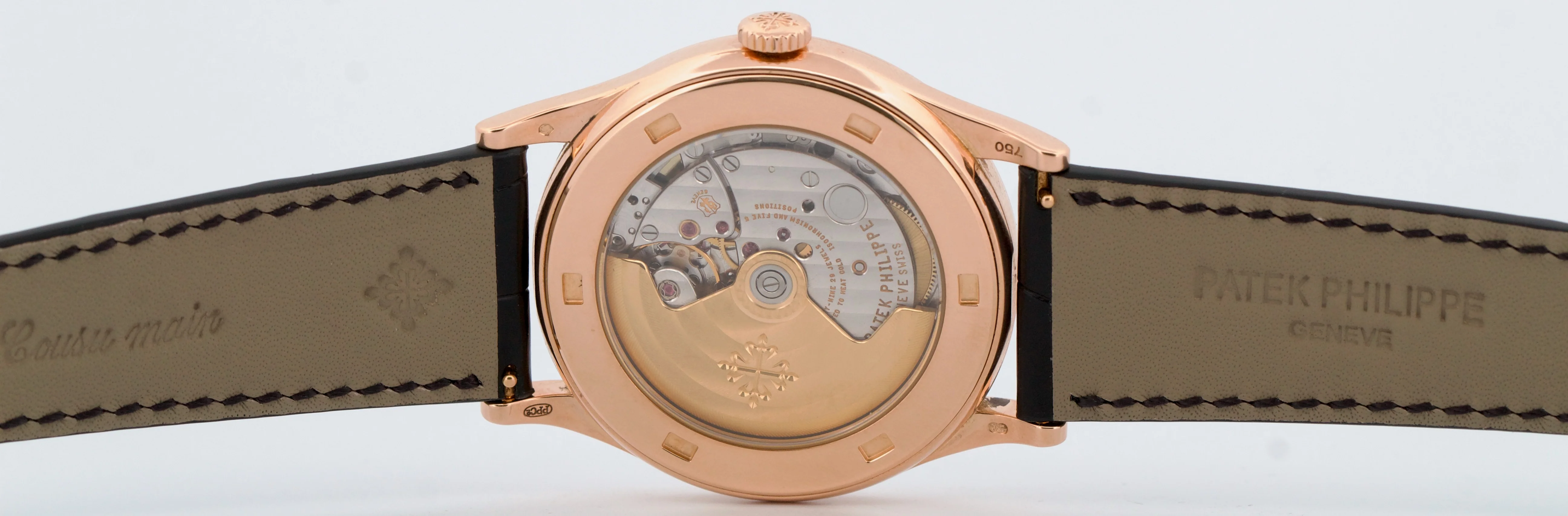 Patek Philippe Calatrava SECTOR DIAL 18K Rose Gold 38mm Automatic 5296R Watch - Image 8