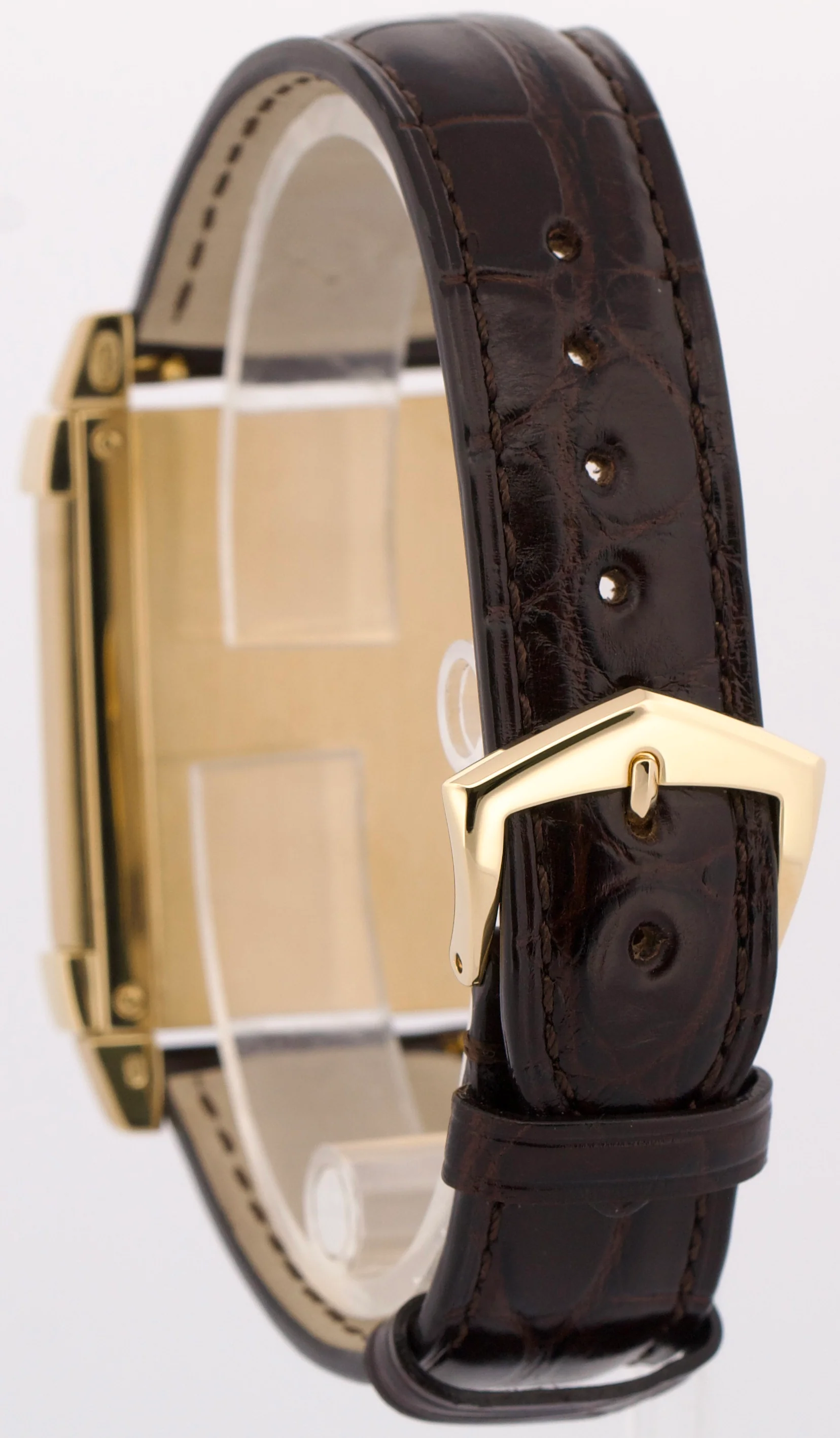 Patek Philippe Gondolo 18k Yellow Gold IVORY 35mmX47mm Manual Leather 5111J - Image 5