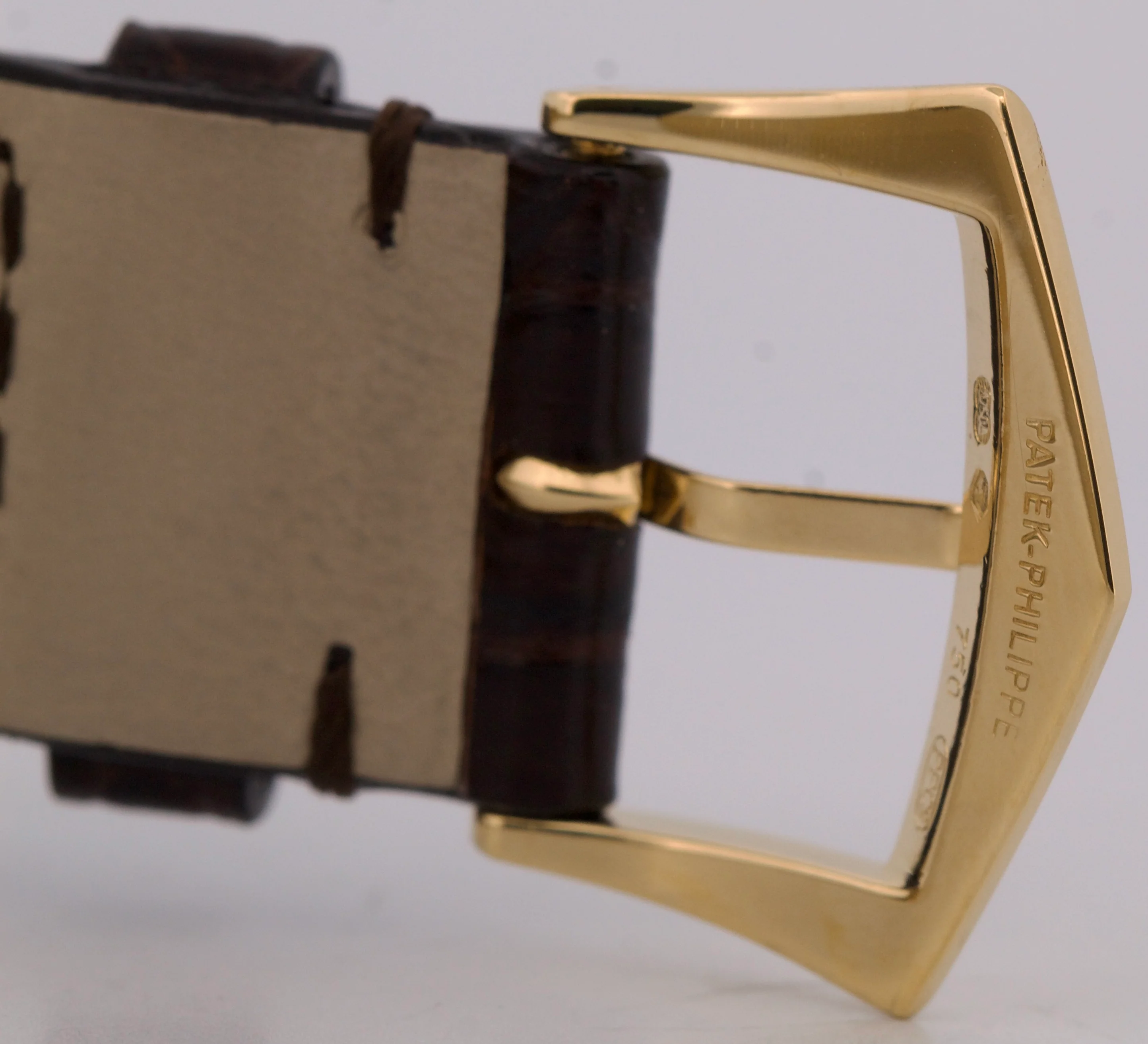 Patek Philippe Gondolo 18k Yellow Gold IVORY 35mmX47mm Manual Leather 5111J - Image 7
