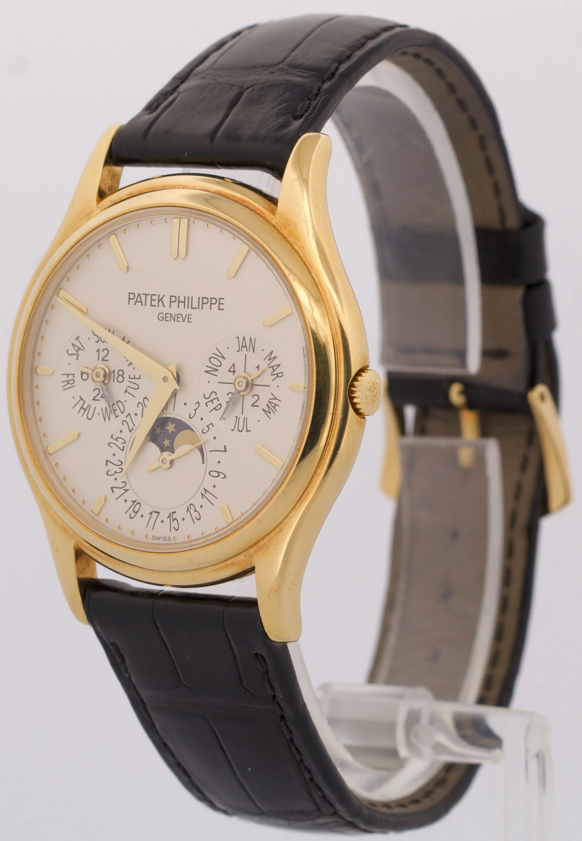 Patek Philippe Grand Complications IVORY 18K Yellow Gold 37mm Watch 5140J - Image 3