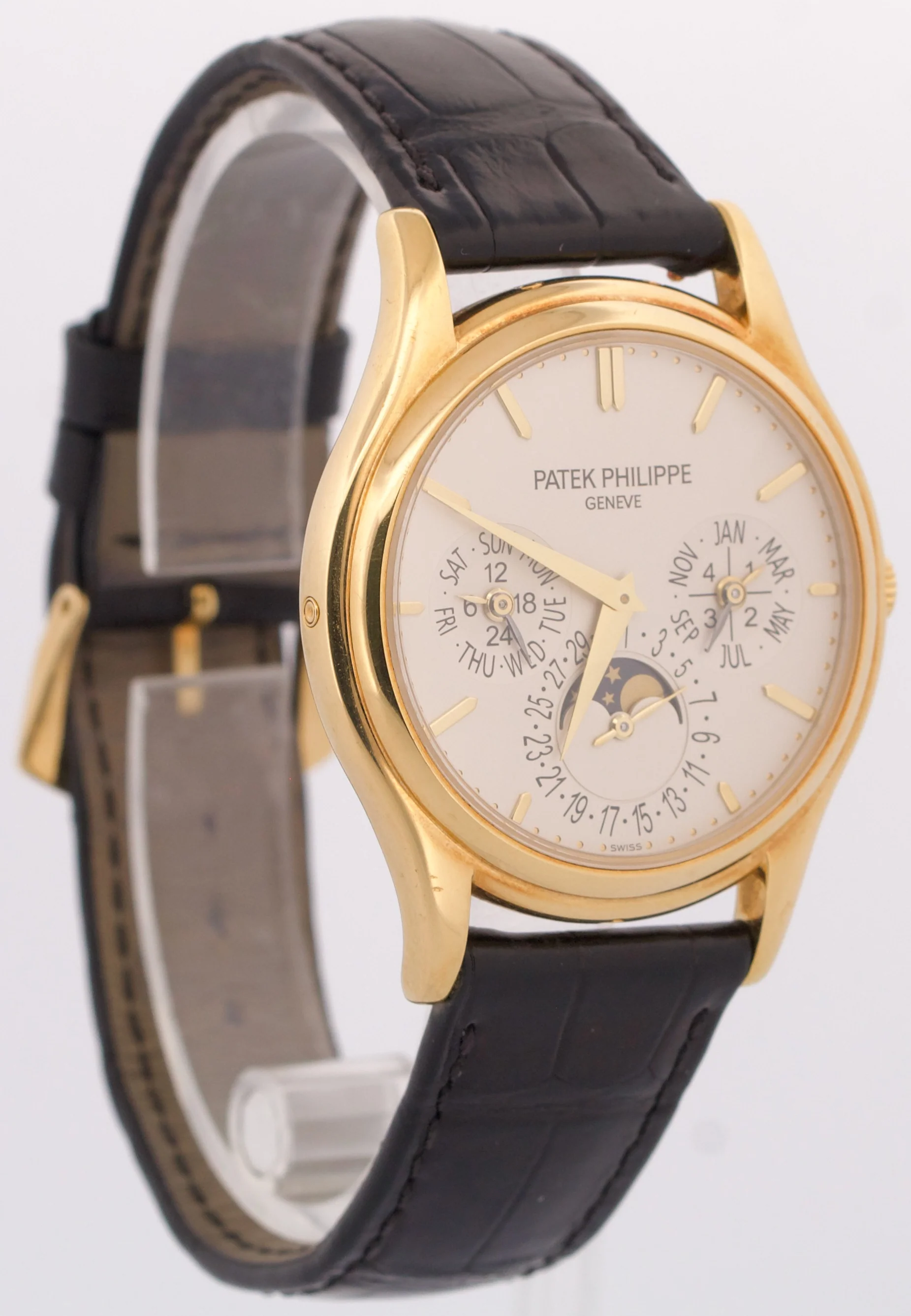 Patek Philippe Grand Complications IVORY 18K Yellow Gold 37mm Watch 5140J - Image 4
