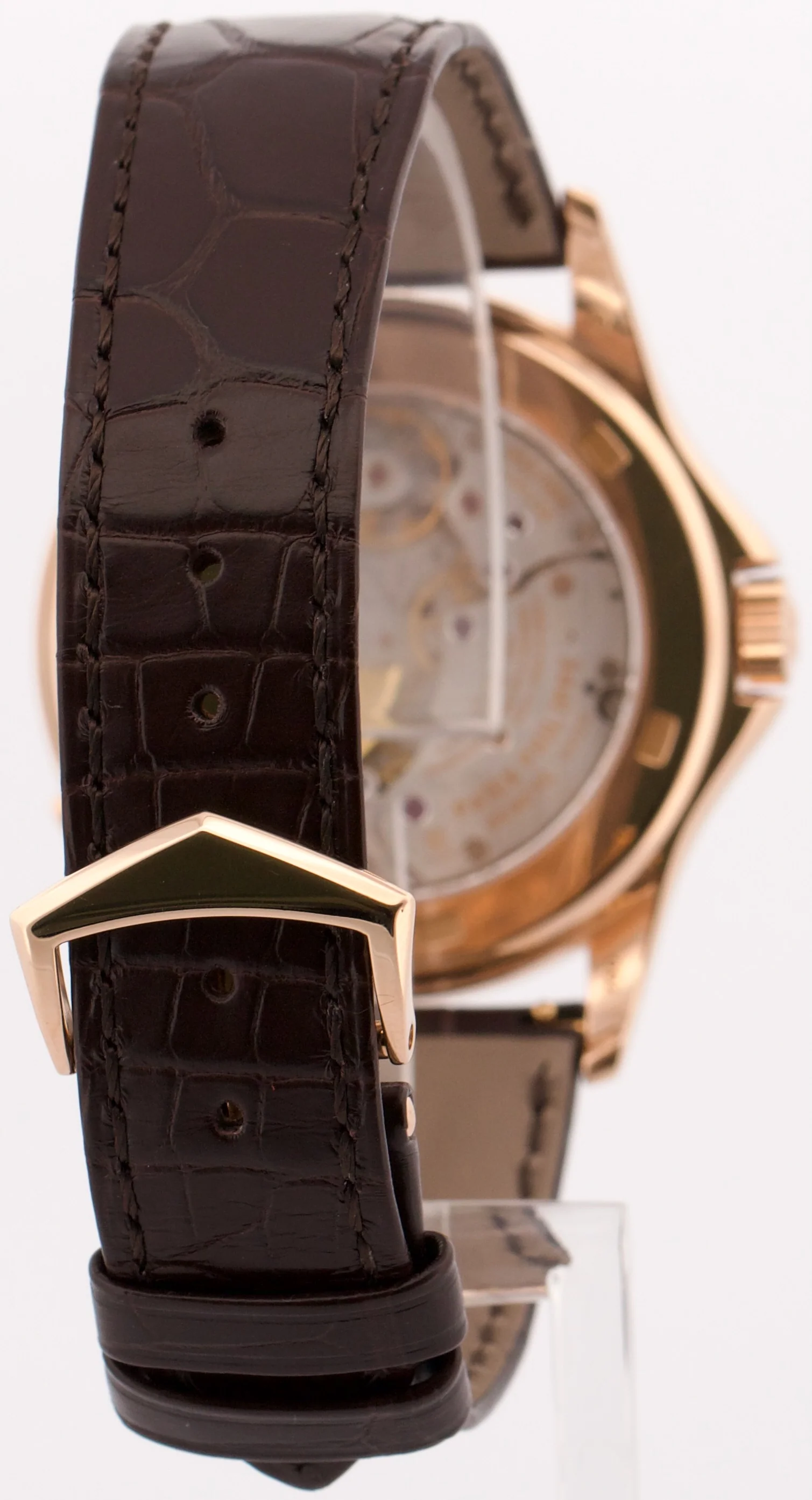 Patek Philippe World Time Complications SILVER 18K Rose Gold 39.5mm 5130R Watch - Image 6