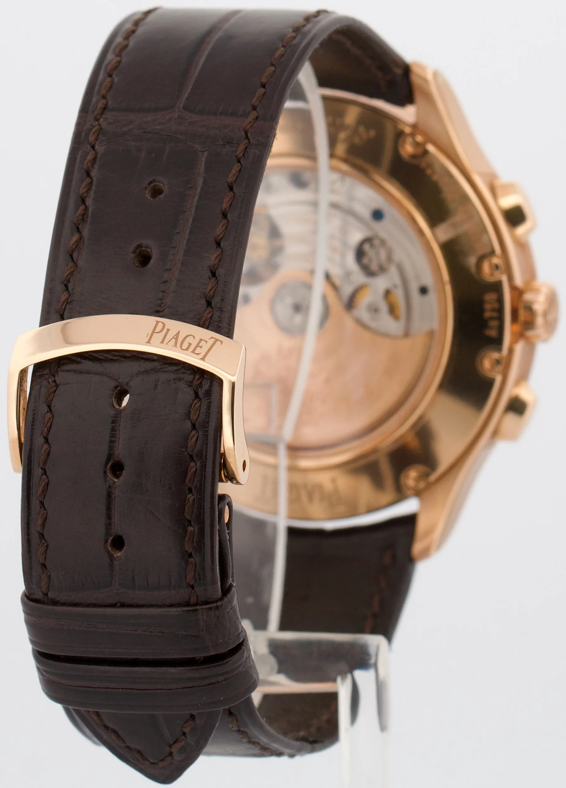 Piaget Governeur SILVER GUILLOCHE 18K Rose Gold 43mm Automatic Watch G0A37112 - Image 6