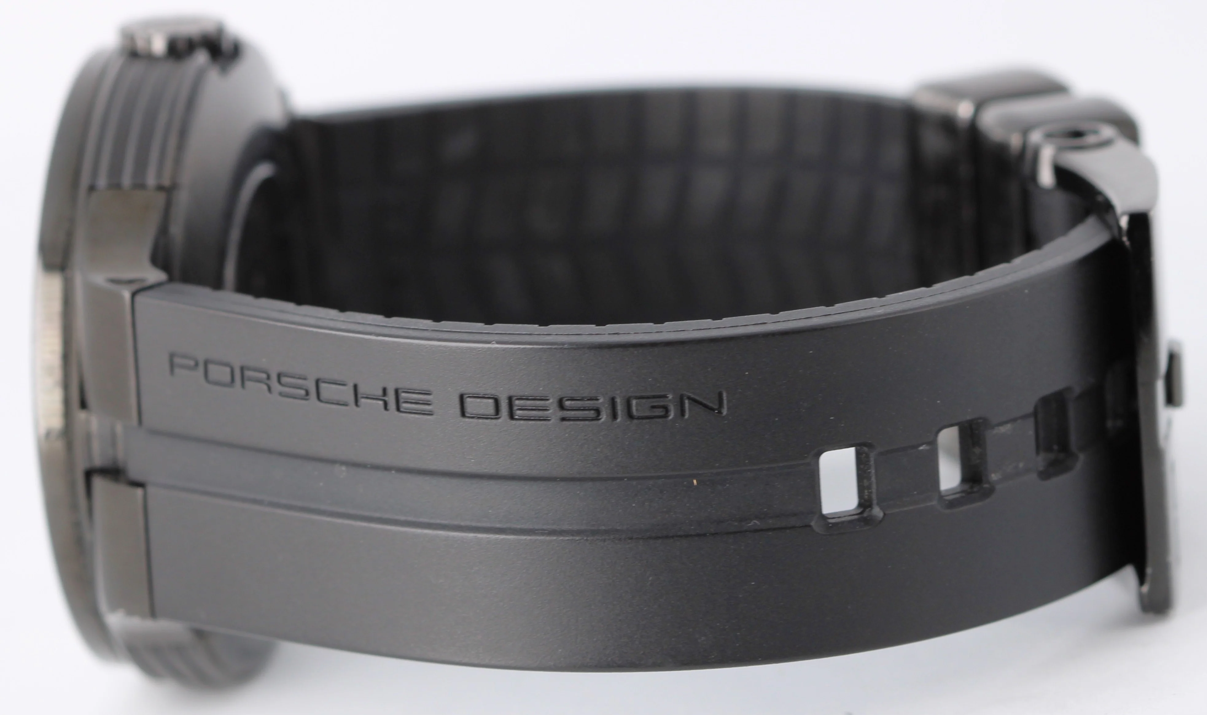 Porsche Design Flat Six P'6350 Steel Black Orange 44mm 6350.43 Rubber Watch - Image 7