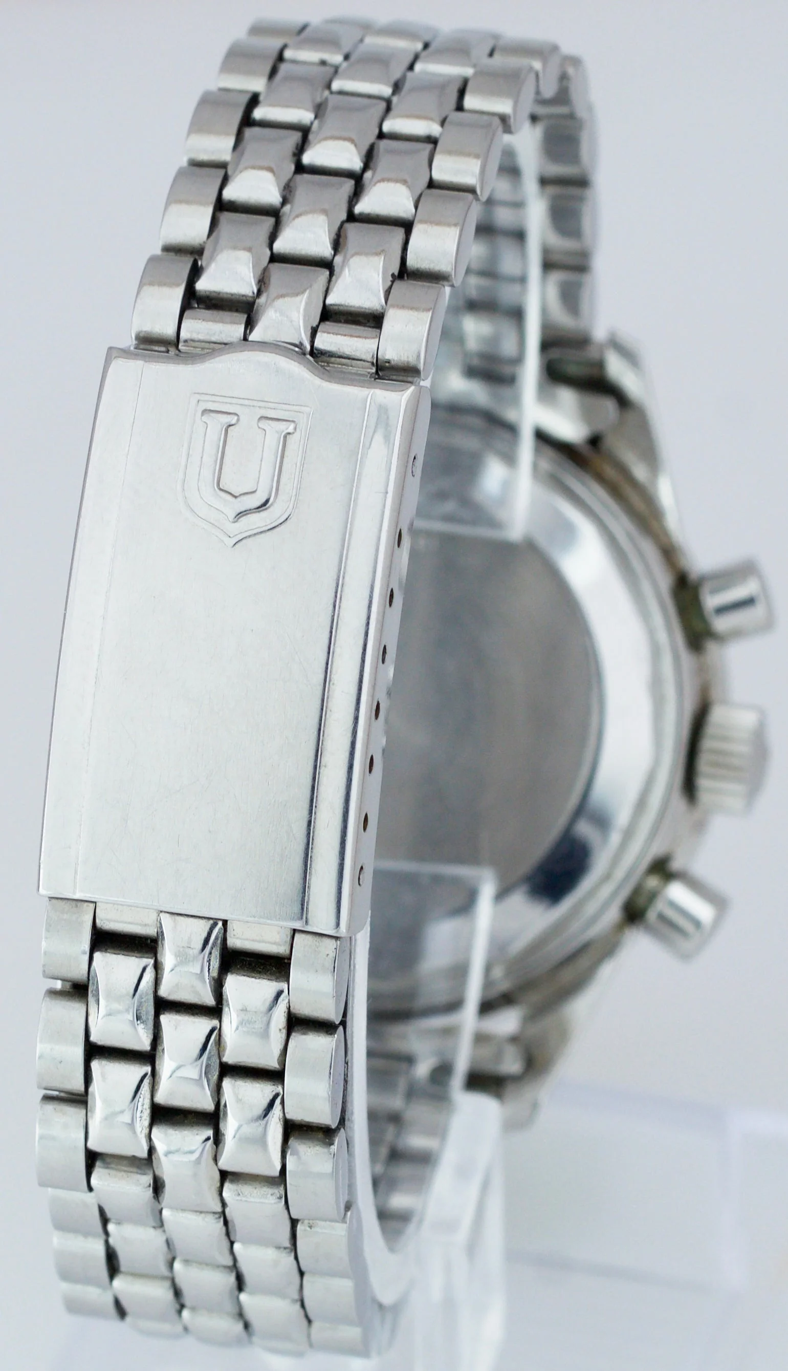 RARE 1968 Universal Geneve Tri-Compax Triple Calendar Moonphase 881.101/03 Watch - Image 4