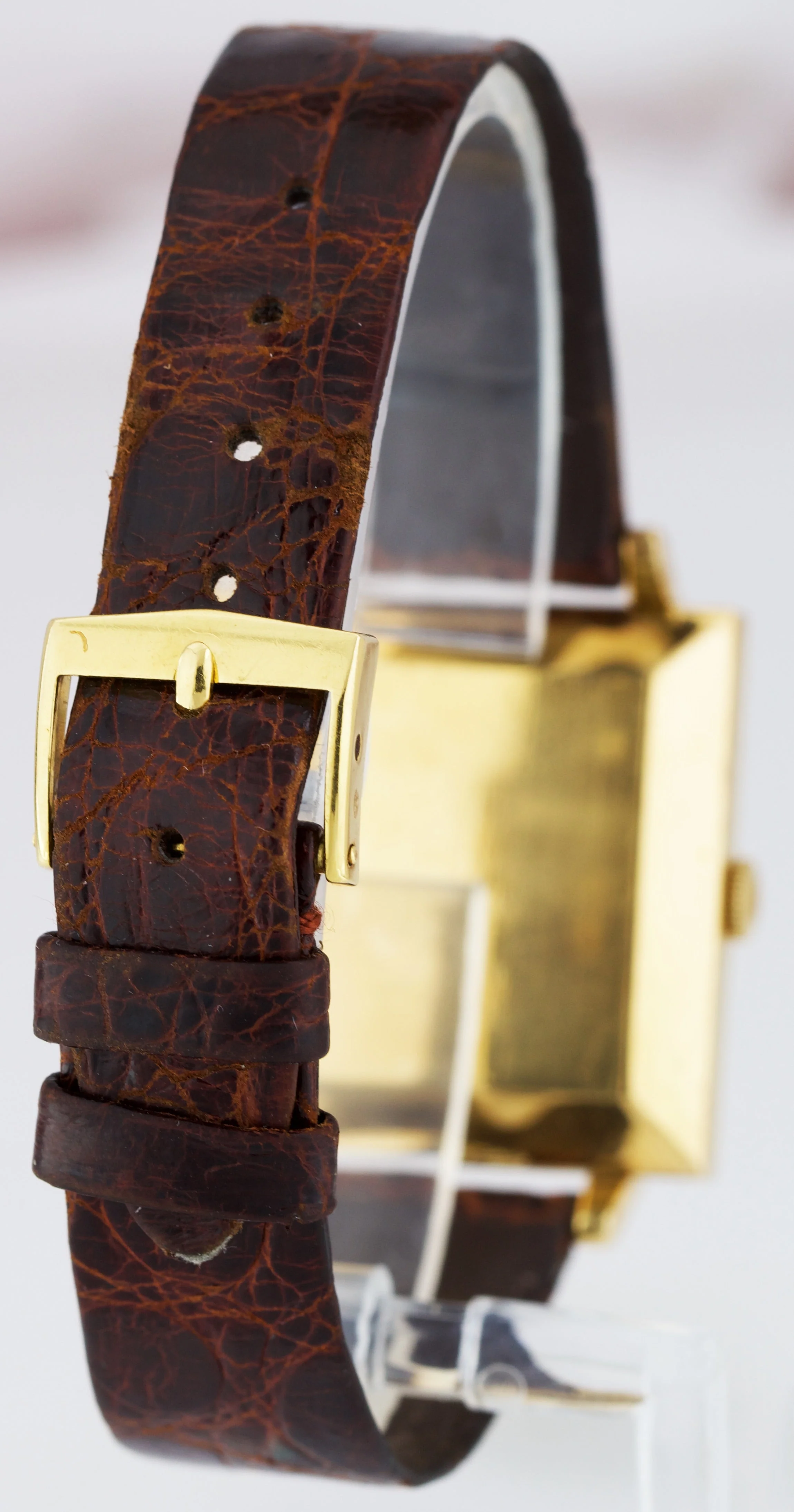 RARE 1966 Patek Philippe Gondolo Yellow Gold 30mm Square Automatic Watch 3485 - Image 6