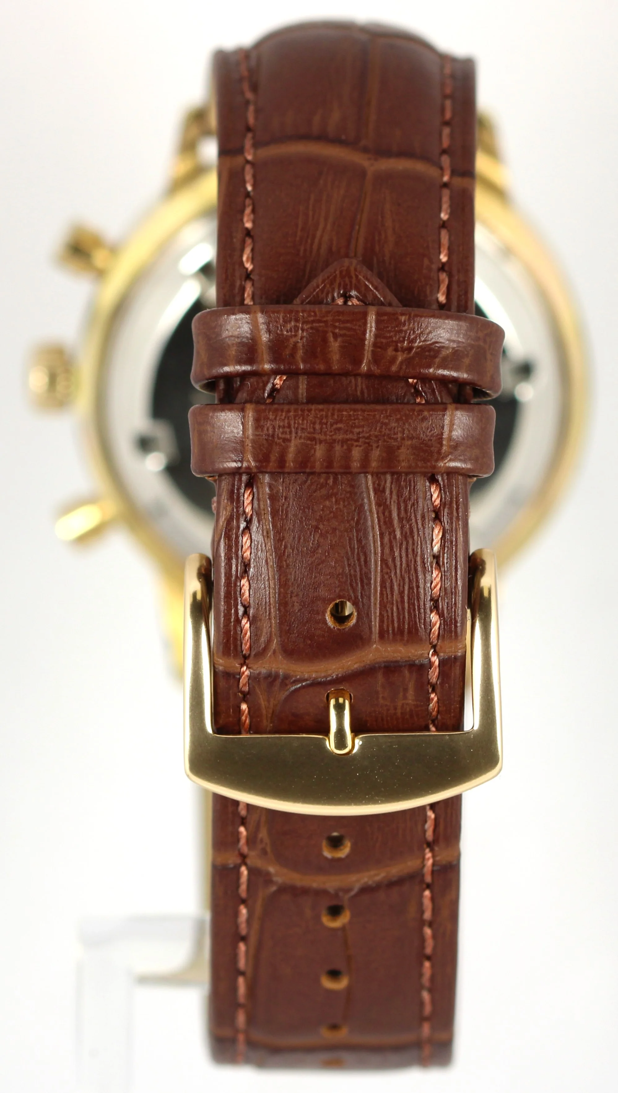 Rare Vintage WAKMANN BREITLING Signed Chronograph Incabloc Champagne 38mm Watch - Image 6