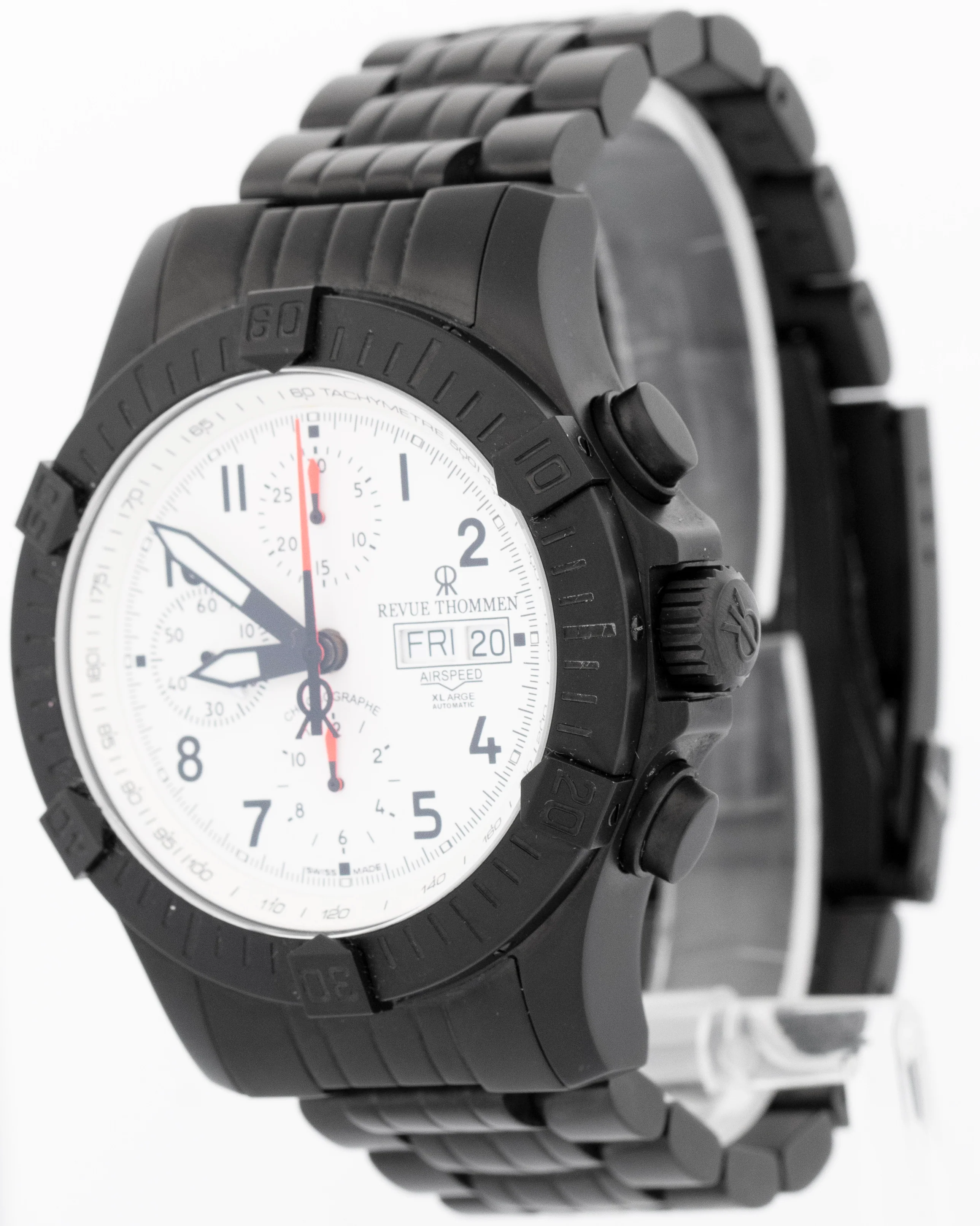 Revue Thommen Air Speed XL Automatic Black 43mm PVD Steel Watch 16071.6173 - Image 3
