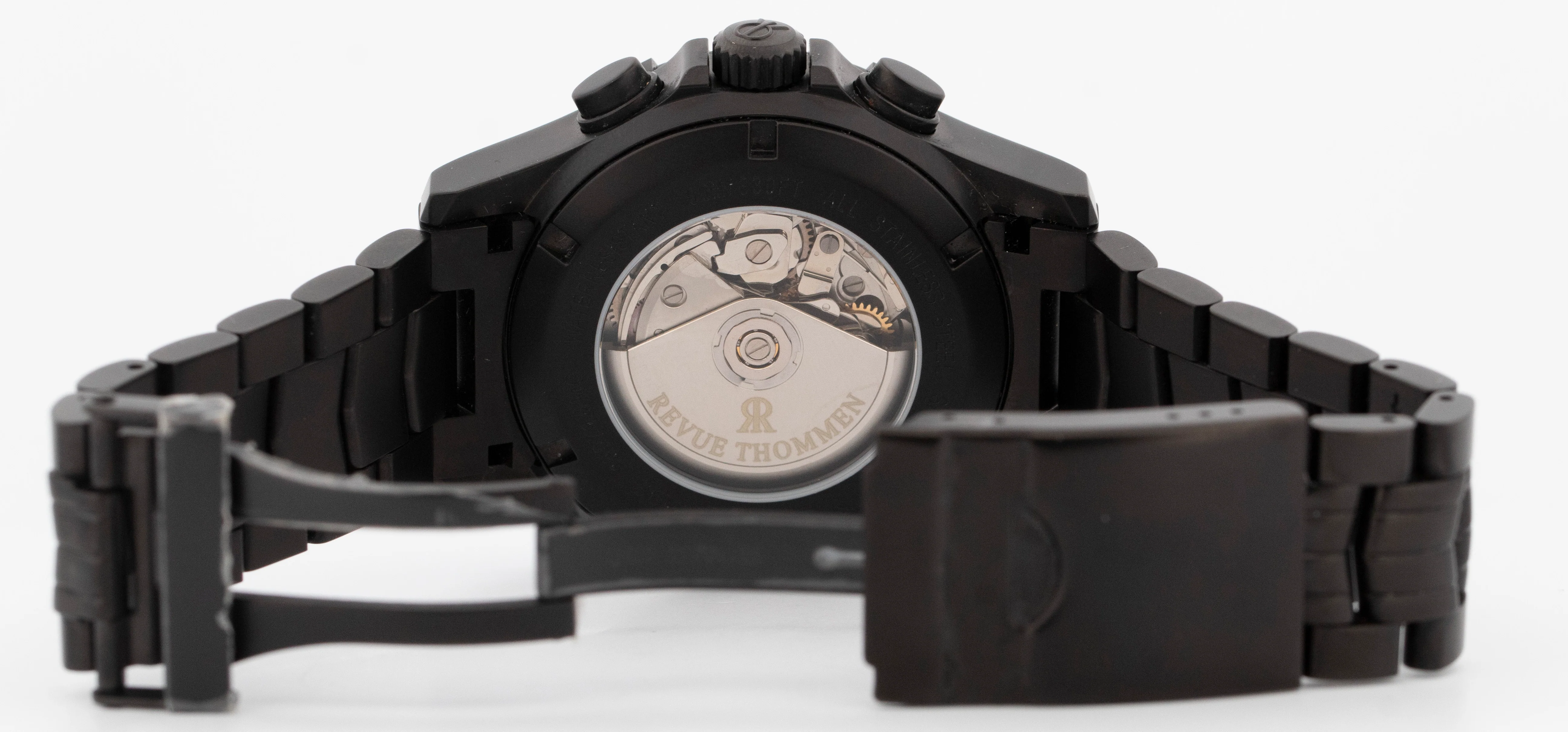 Revue Thommen Air Speed XL Automatic Black 43mm PVD Steel Watch 16071.6173 - Image 8