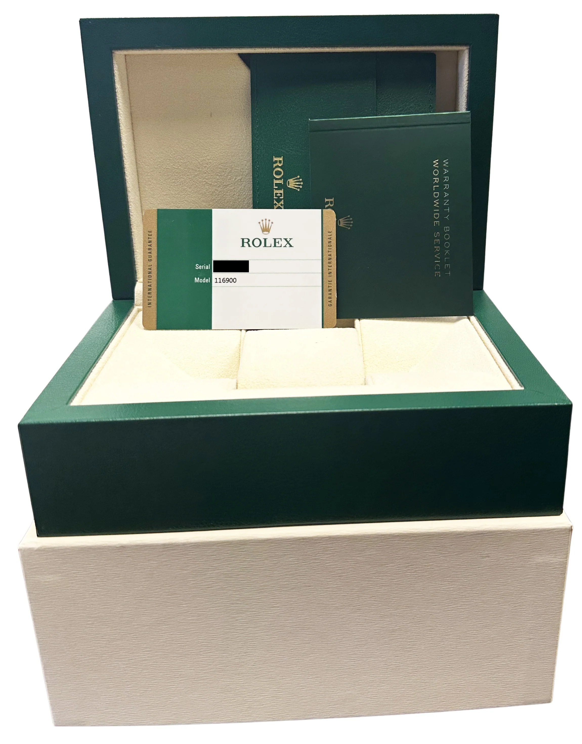 Rolex Air-King PAPERS Stainless Steel Green Black 40mm Oyster 116900 Watch BOX - Image 2