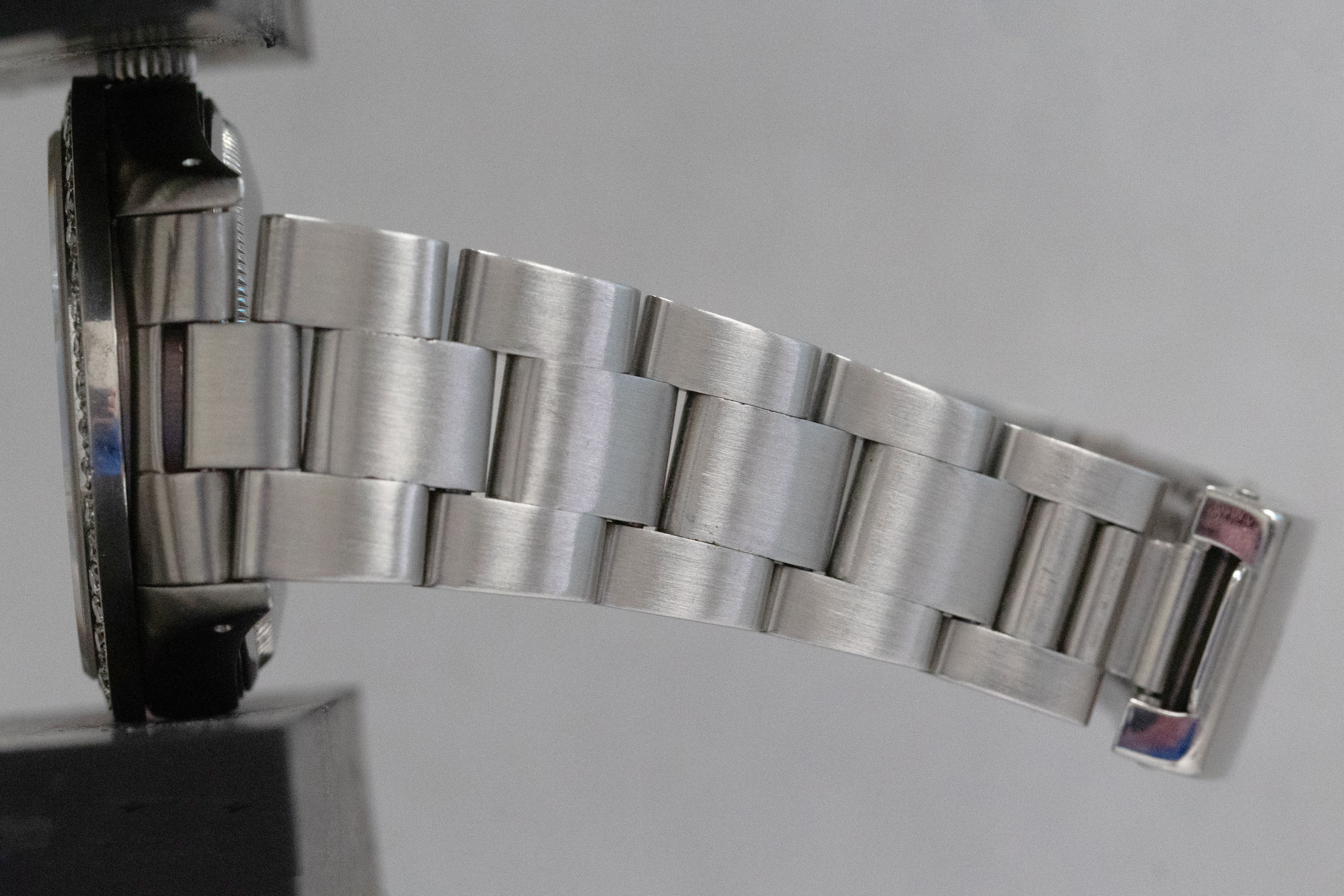 Rolex Air-King Precision Mother of Pearl DIAMOND Bezel Steel 34mm Watch 14000 - Image 10