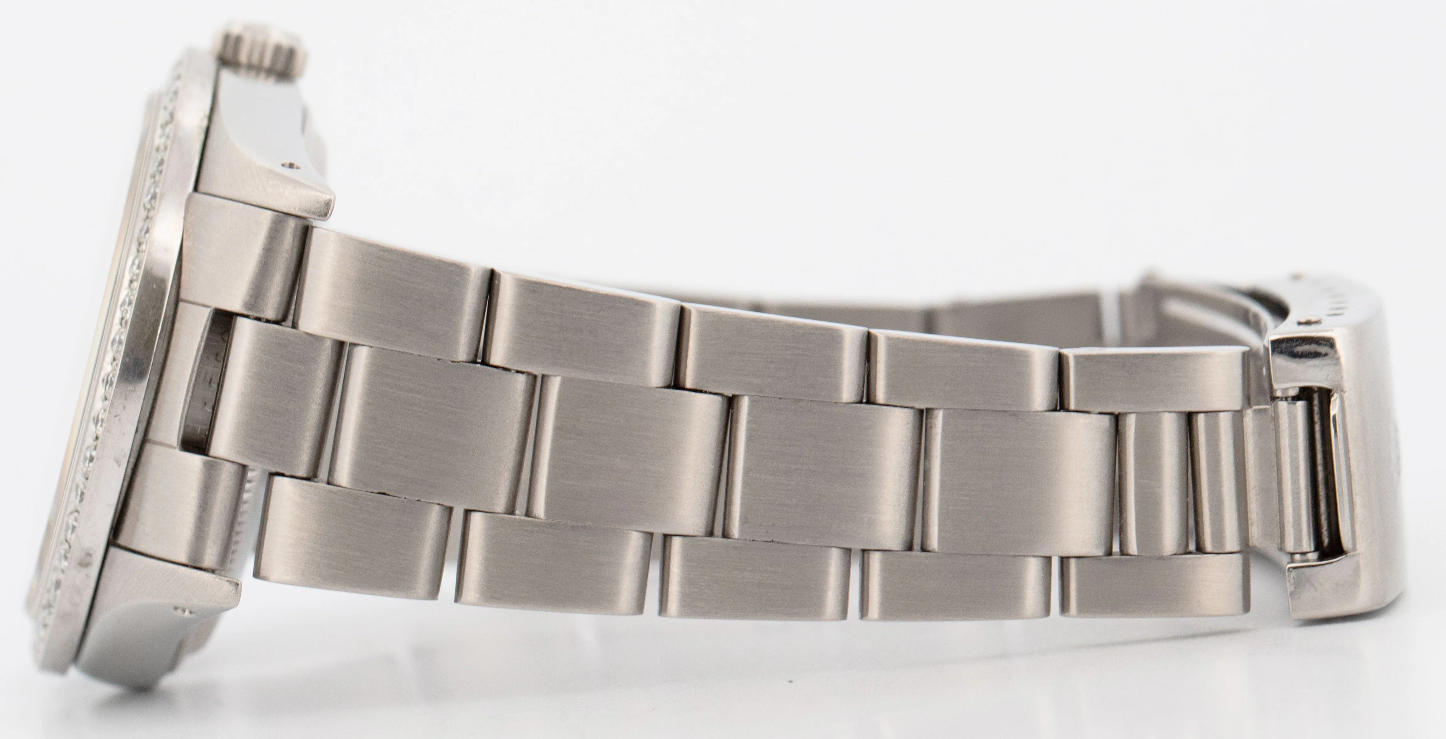 Rolex Air-King Precision Mother of Pearl DIAMOND Bezel Steel 34mm Watch 14000 - Image 6