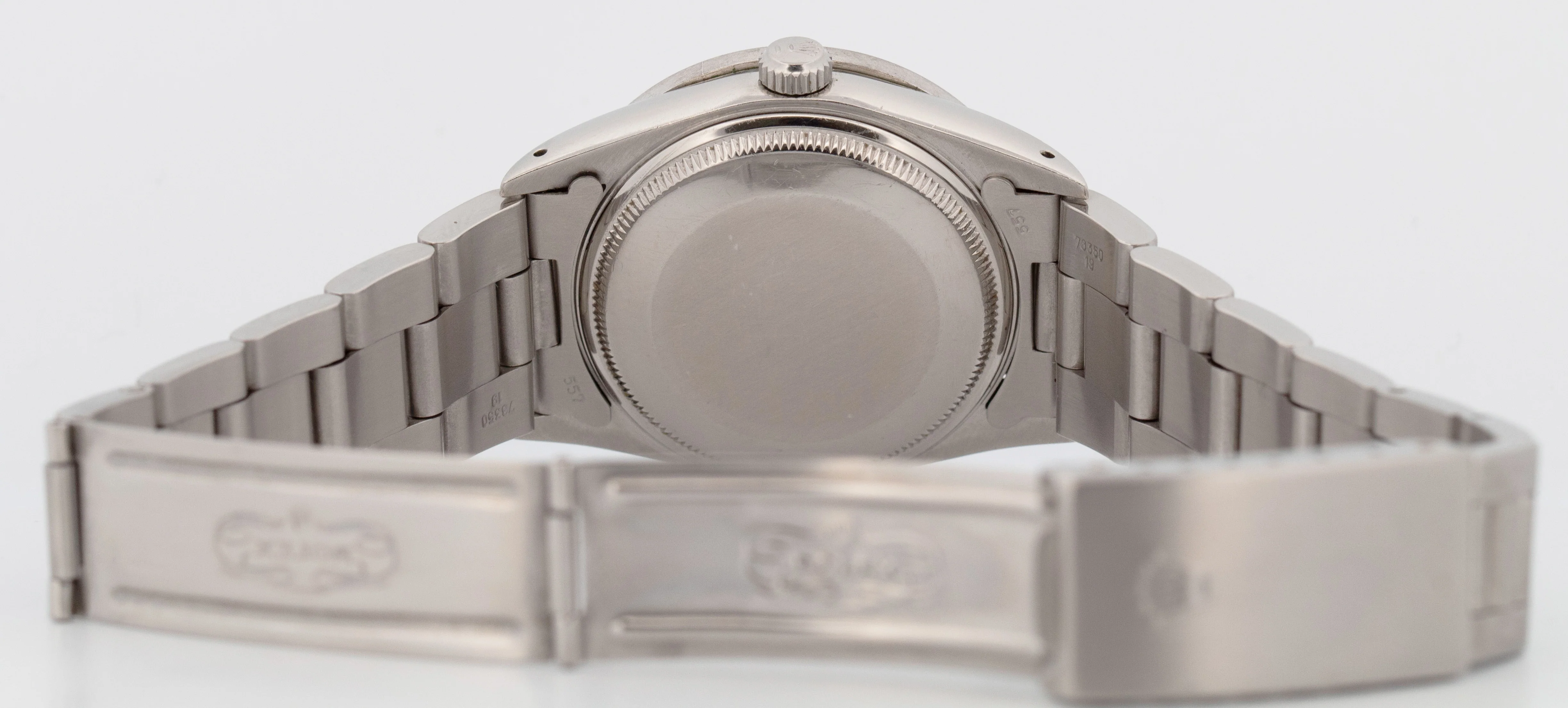 Rolex Air-King Precision Mother of Pearl DIAMOND Bezel Steel 34mm Watch 14000 - Image 8