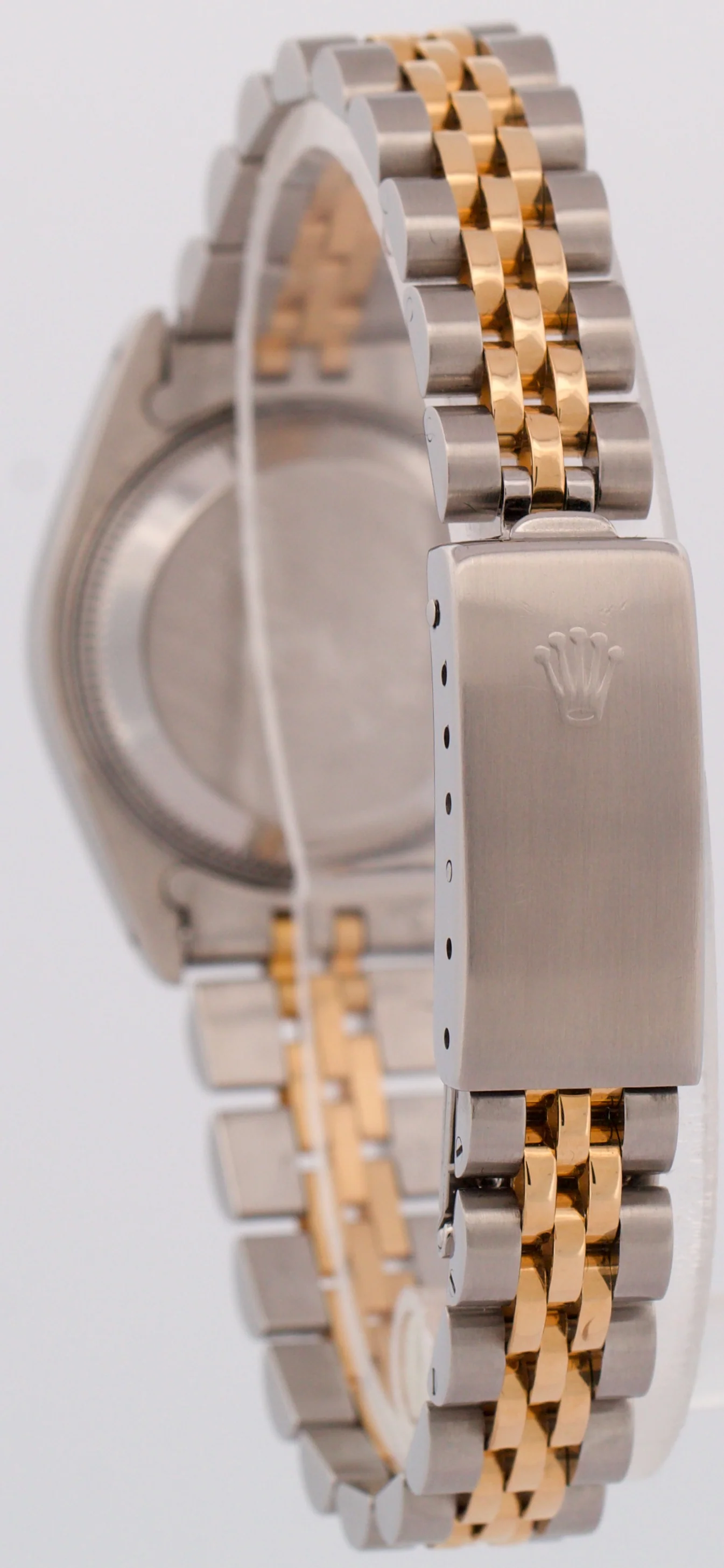 Rolex DateJust 26mm CHAMPAGNE DIAMOND 18K Yellow Gold Steel Fluted JUBILEE 69173 - Image 5