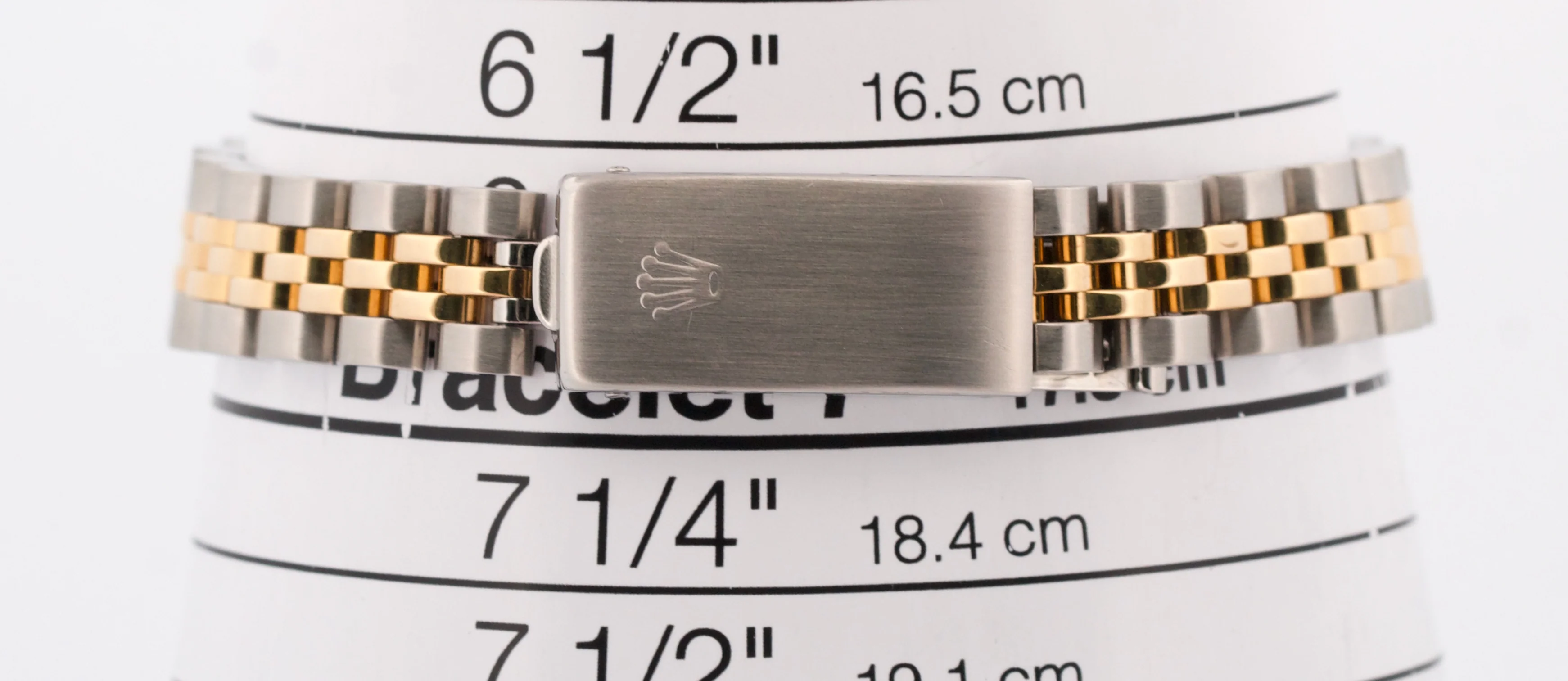 Rolex DateJust 26mm CHAMPAGNE DIAMOND 18K Yellow Gold Steel Fluted JUBILEE 69173 - Image 9