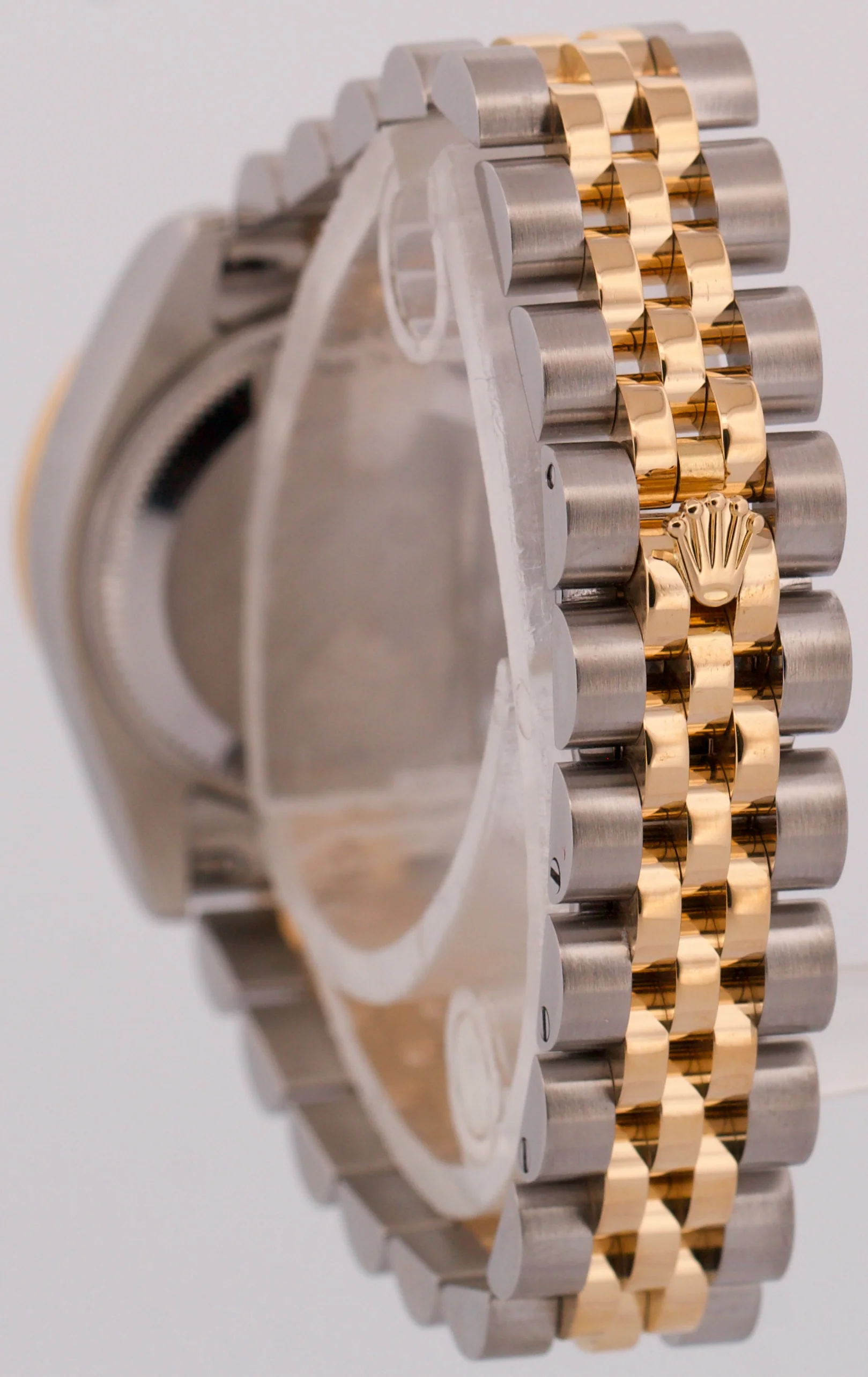 Rolex DateJust 26mm FACTORY DIAMOND CHAMPAGNE 179313 18K Gold SUPER JUBILEE - Image 5