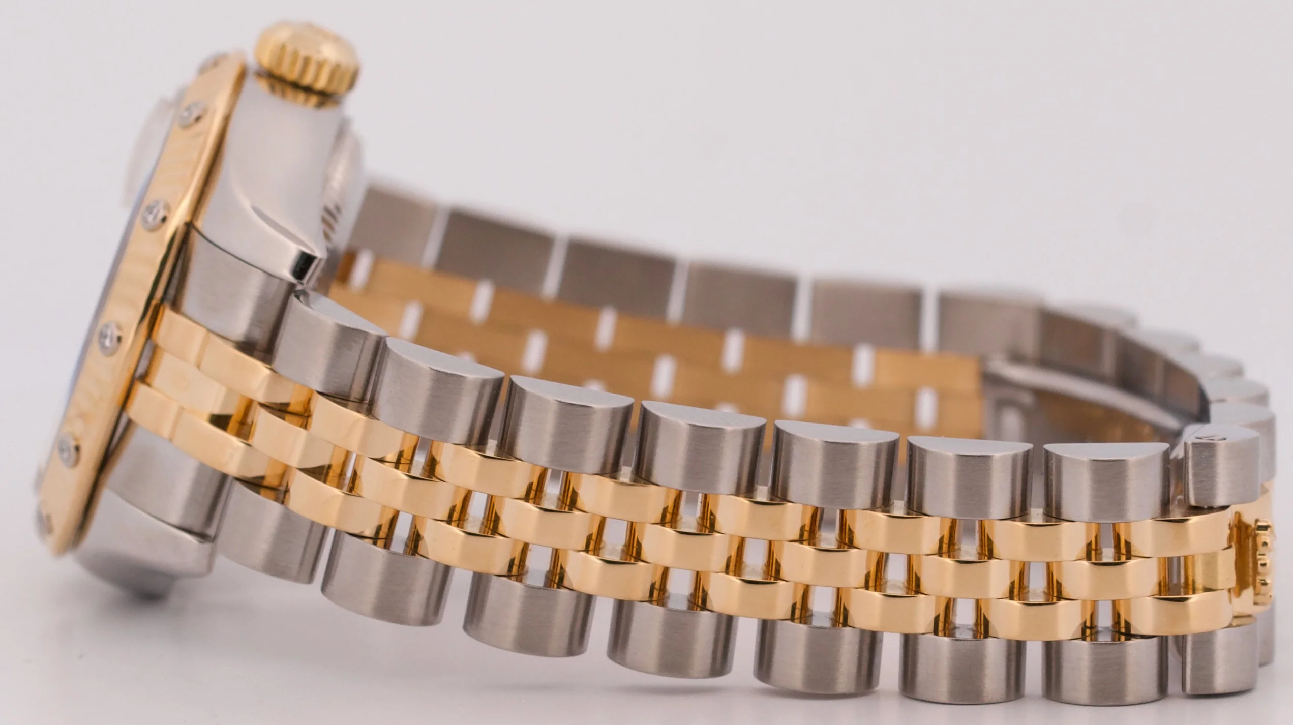 Rolex DateJust 26mm FACTORY DIAMOND CHAMPAGNE 179313 18K Gold SUPER JUBILEE - Image 8
