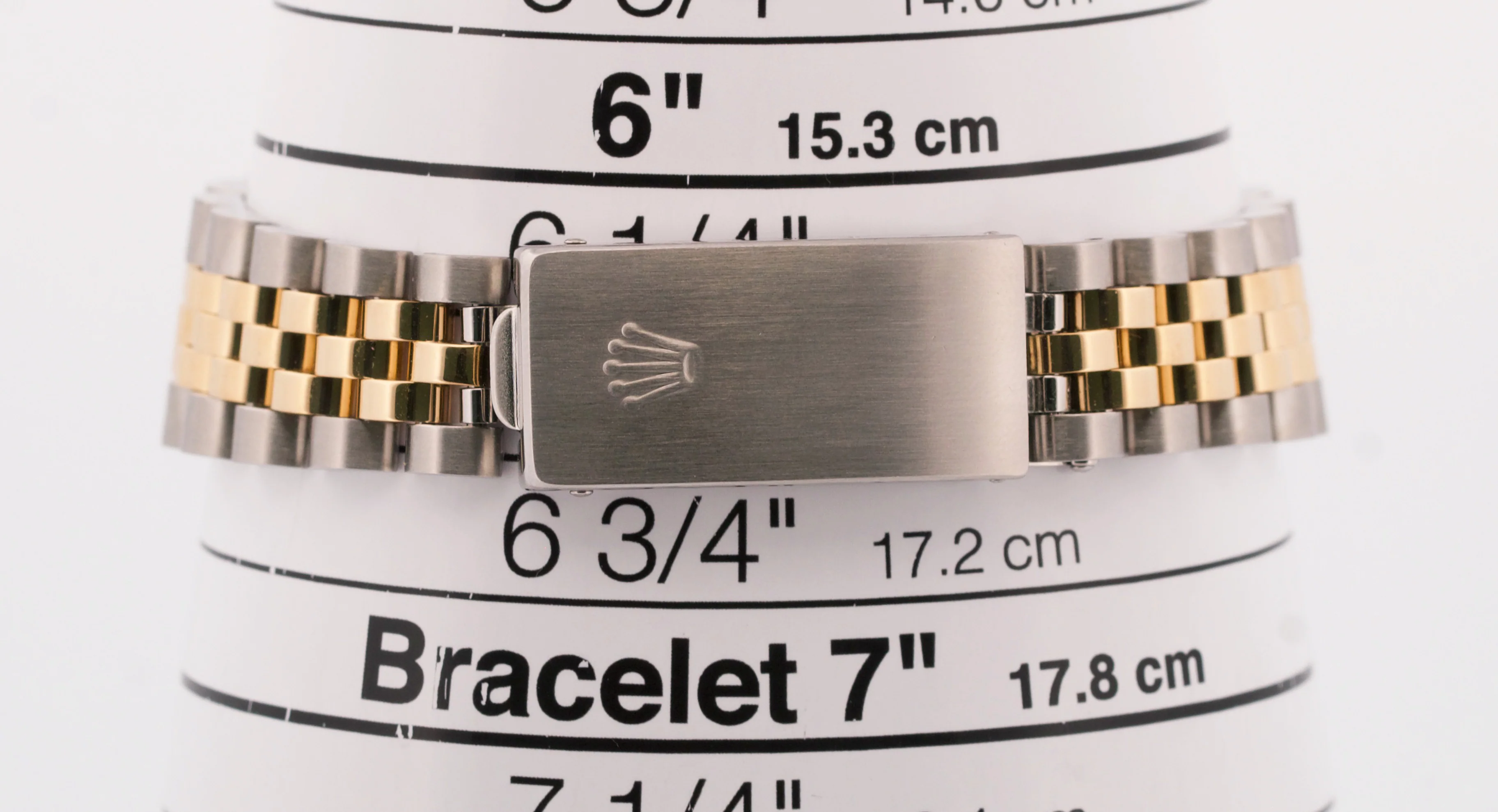 Rolex DateJust 31mm Midsize Two-Tone CHAMPAGNE 18K Yellow Gold Fluted 68273 - Image 8