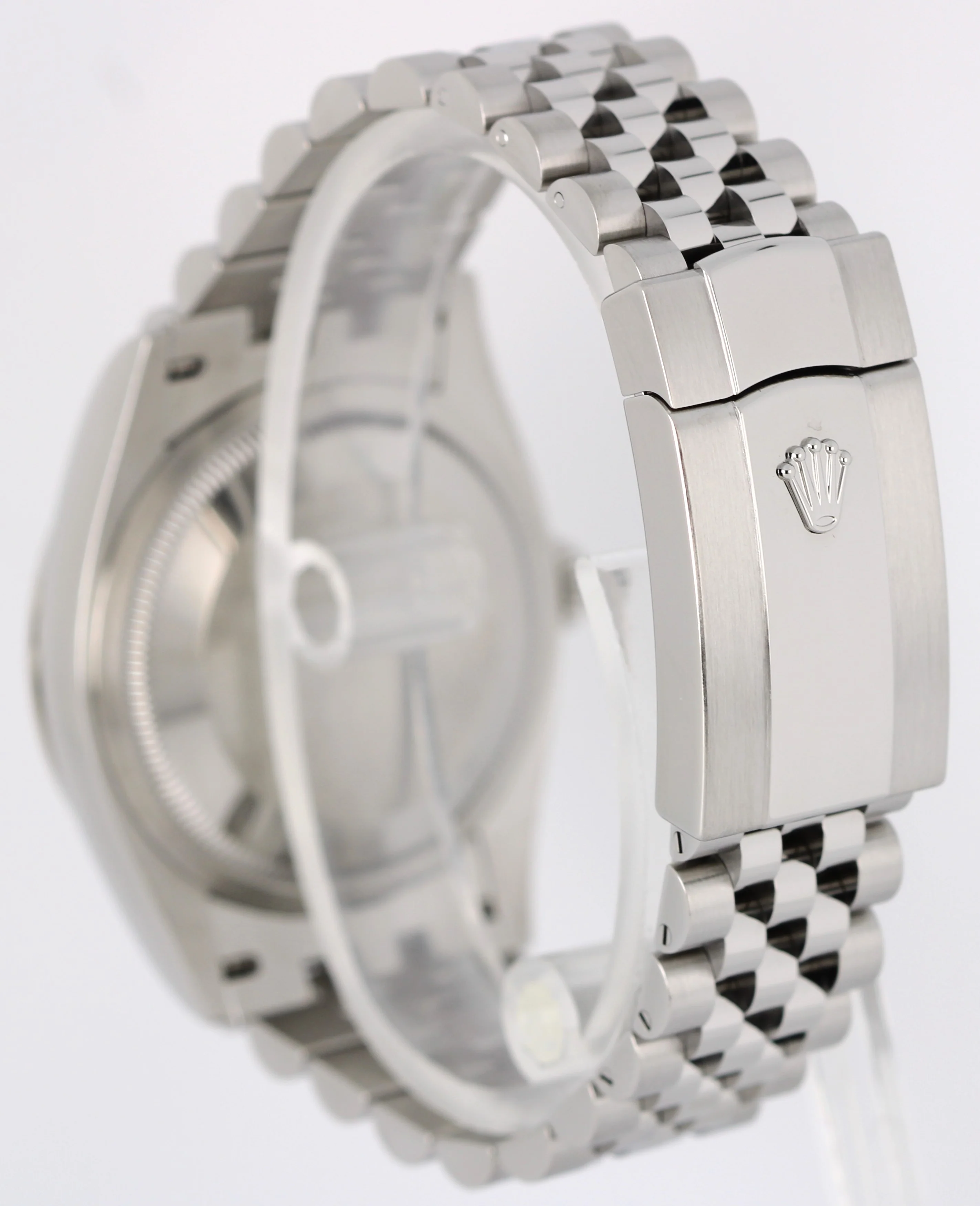Rolex DateJust 36 GREEN PALM MOTIF Stainless Steel Fluted JUBILEE 126234 Watch - Image 6