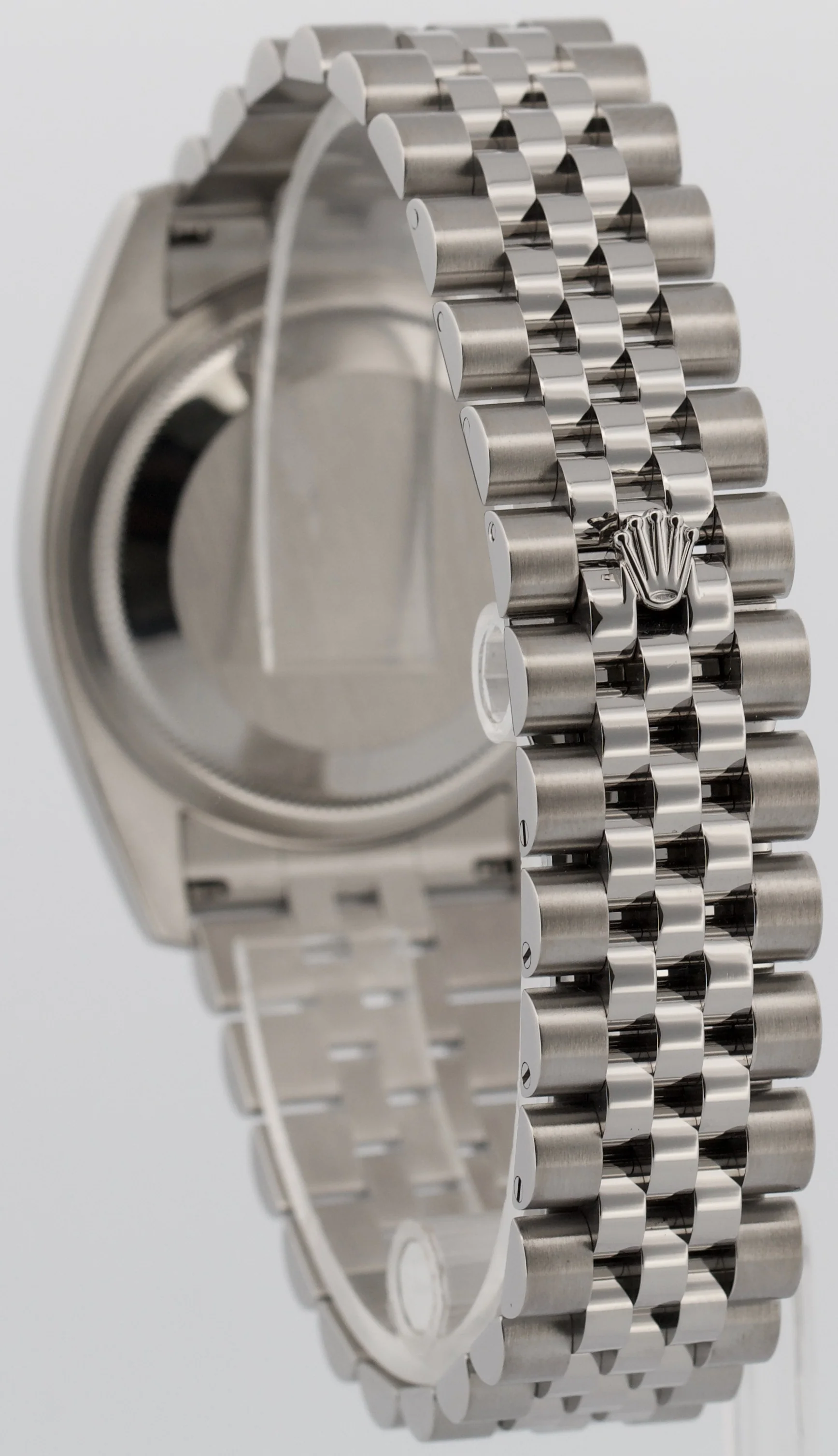 Rolex DateJust 36 TUXEDO Black Silver Steel JUBILEE 36mm RED ROULETTE 116200 - Image 5