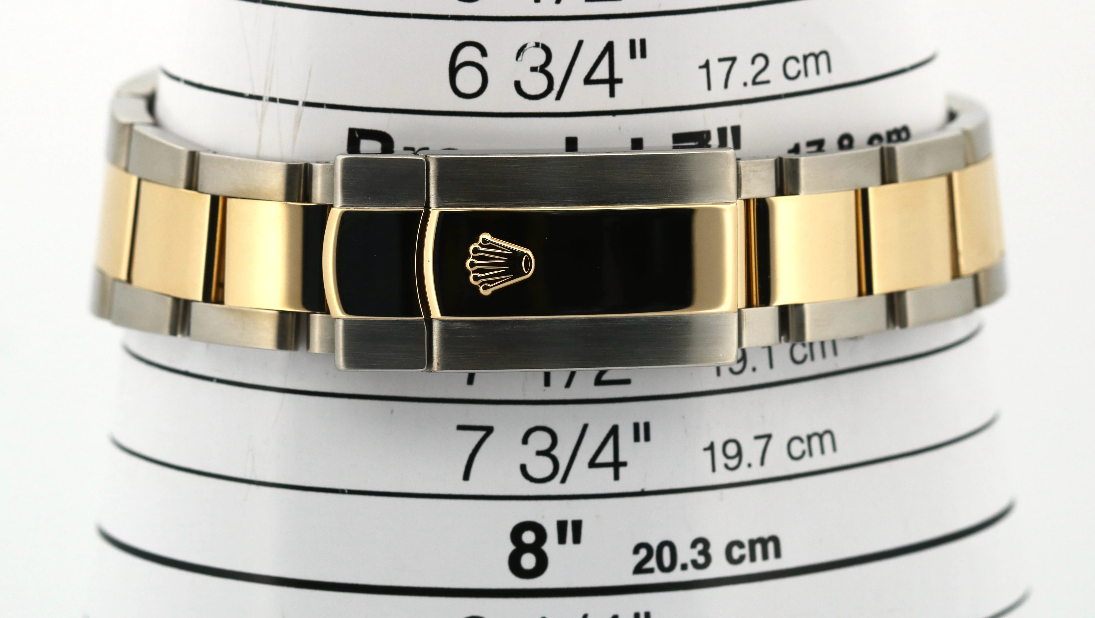 Rolex DateJust 36 WHITE ROMAN 18K Yellow Gold Steel OYSTER Fluted 36mm 126233 - Image 9